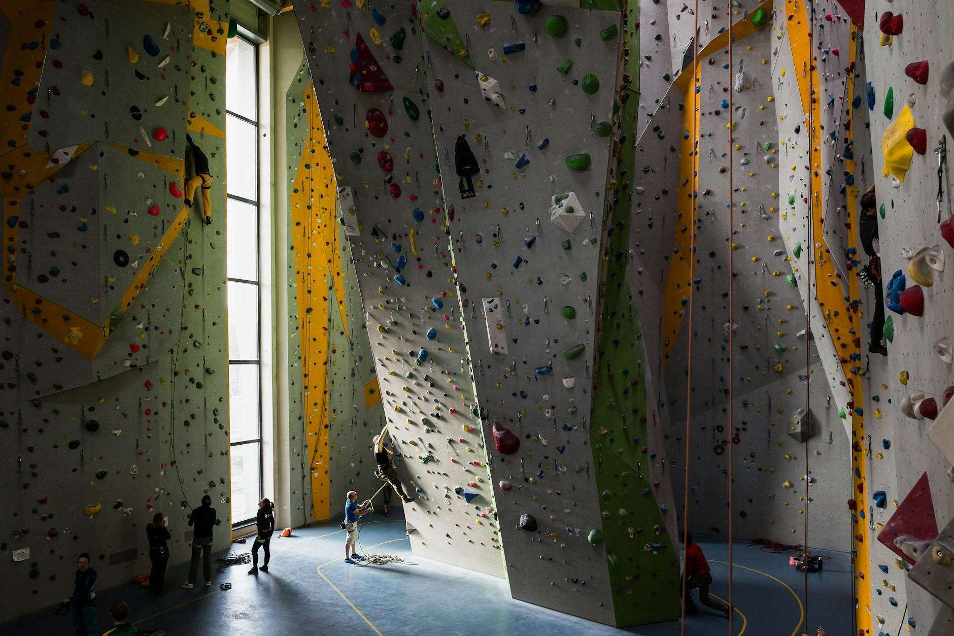 In einer Kletterhalle in Berlin kam es am Mittwoch zu einem Unglück.