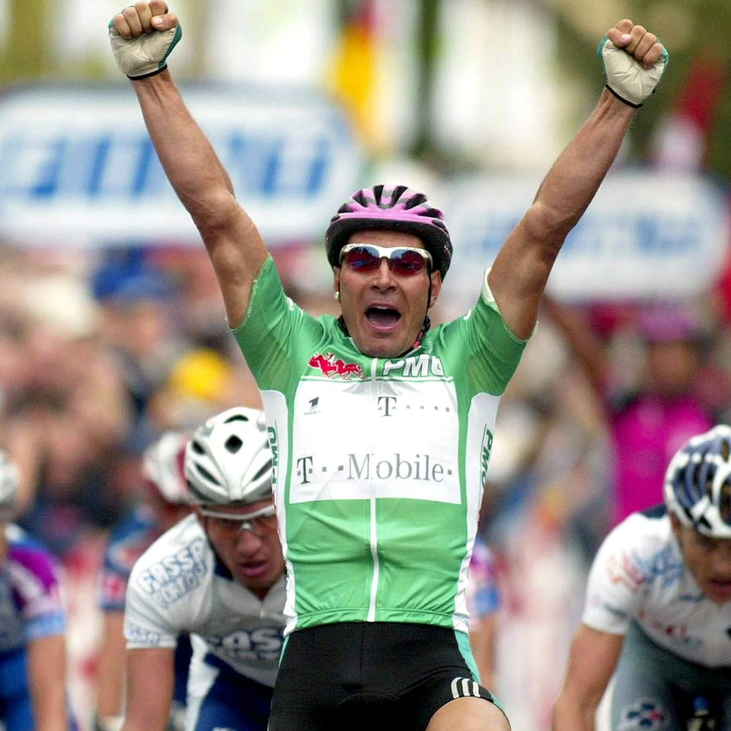 Berlins Erik Zabel gewann bei der Tour de France sechsmal das grüne Trikot des besten Sprinters.