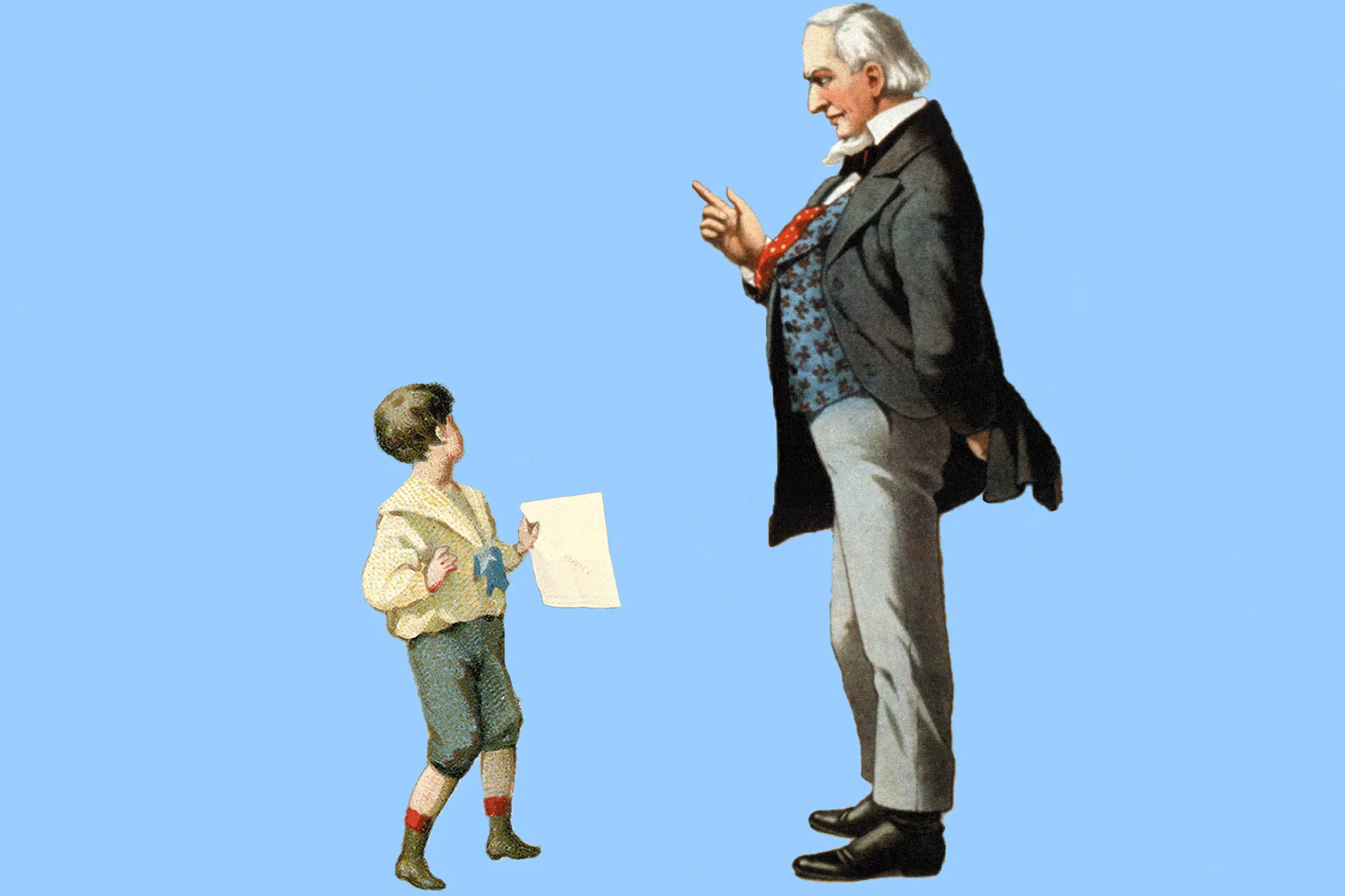 Kinder sind oft enttäuscht und ängstlich, wenn das Zeugnis nicht so super ist.