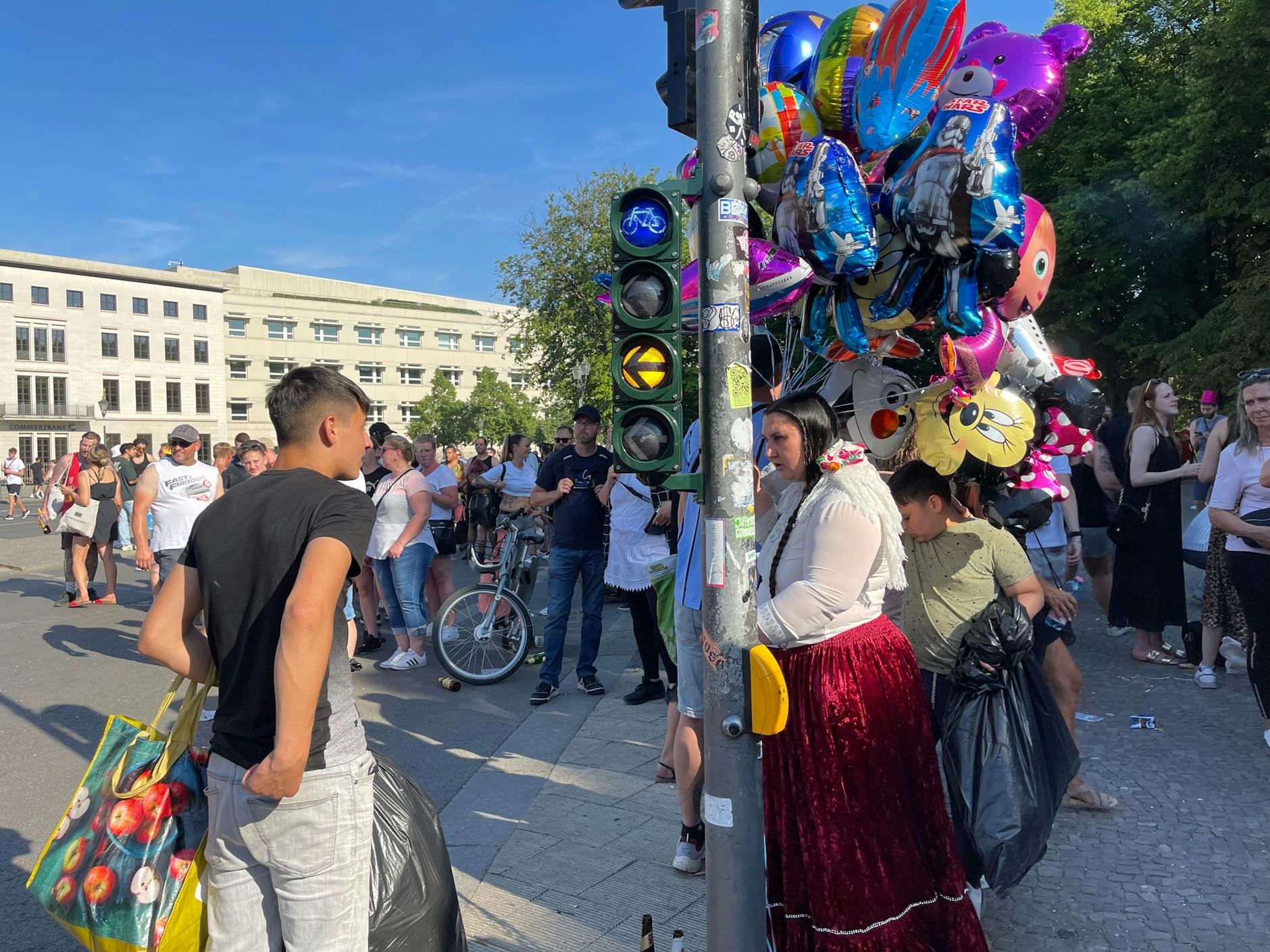 Und immer wieder diese Luftballons ... 