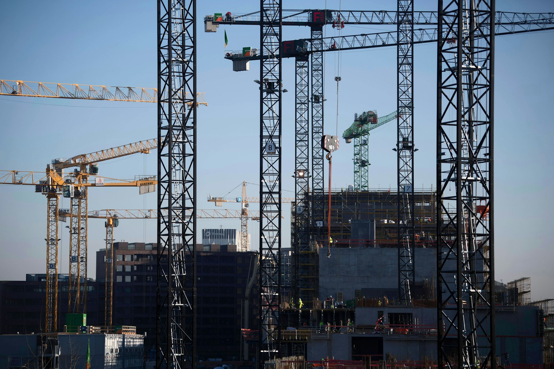 Das Bauprojekt Wasserstadt Mitte der Firma Adler Real Estate.