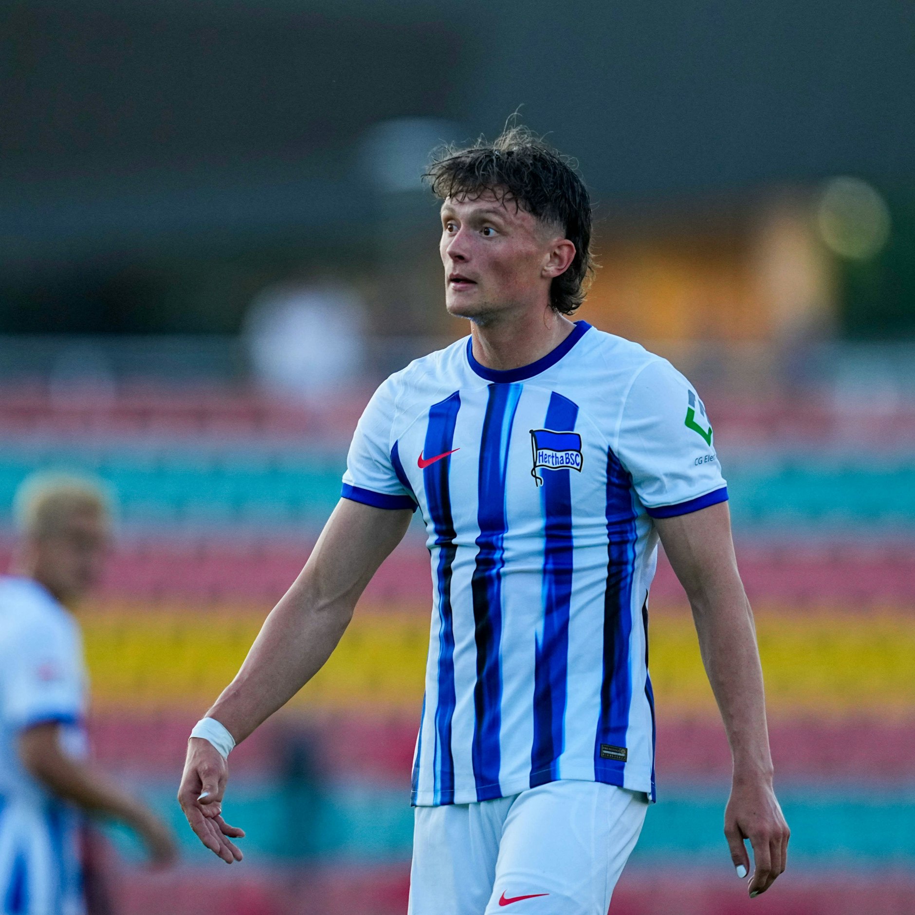 Fabian Reese blickt nach vorn. Mit Hertha BSC will er in die Bundesliga.