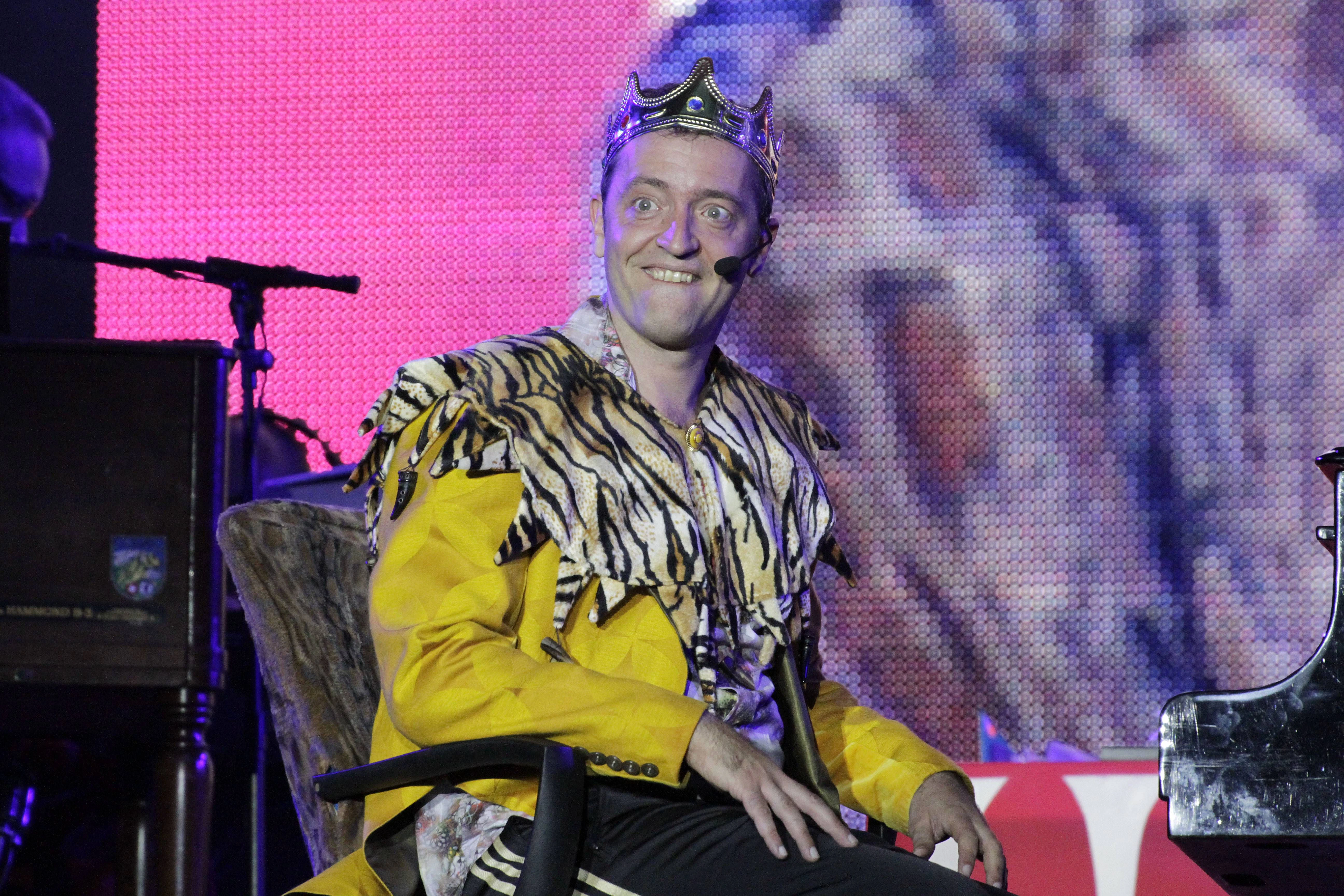 Sänger, Liedermacher, Schauspieler Rainald Grebe am 18.06.2011 bei der einmaligen Sonderschau „Halleluja Berlin“ in der Berliner Waldbühne. Jetzt wiederholt er das Konzert.