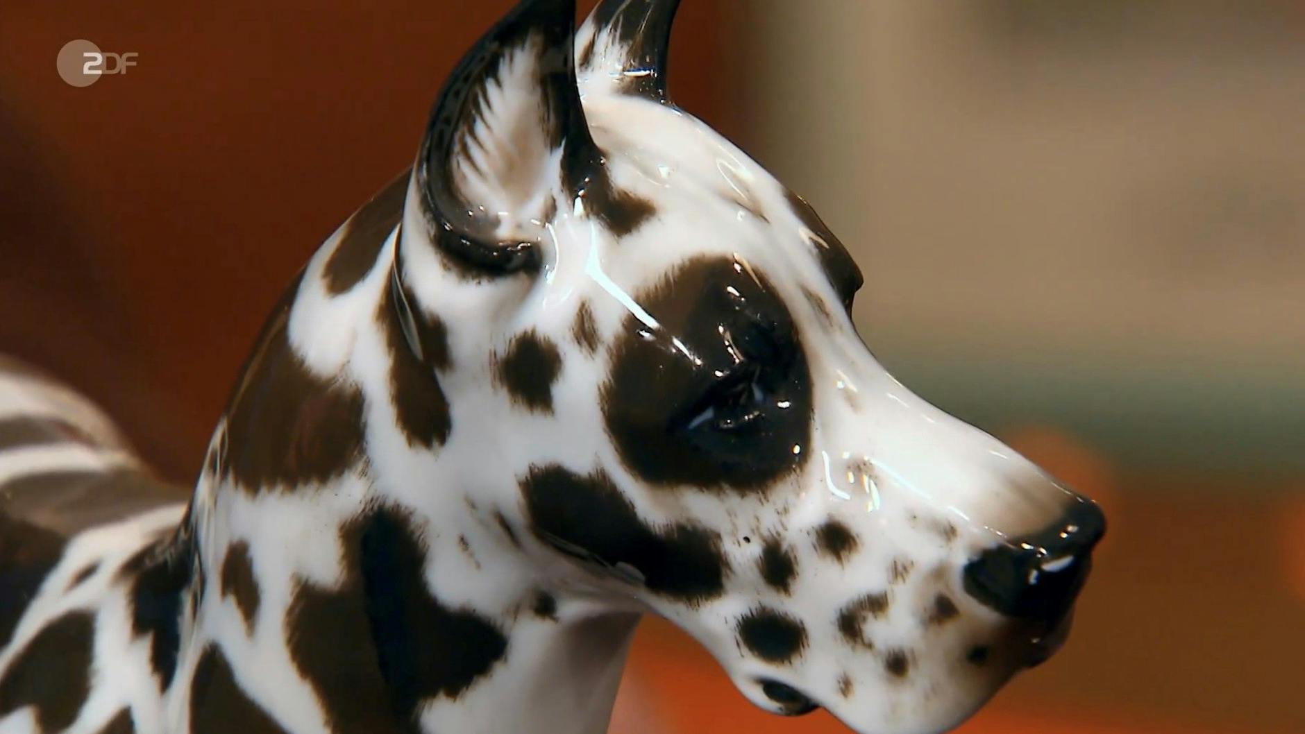 Die Deutsche Dogge bei „Bares für Rares“ ist ein Entwurf von Fritz Stiller.