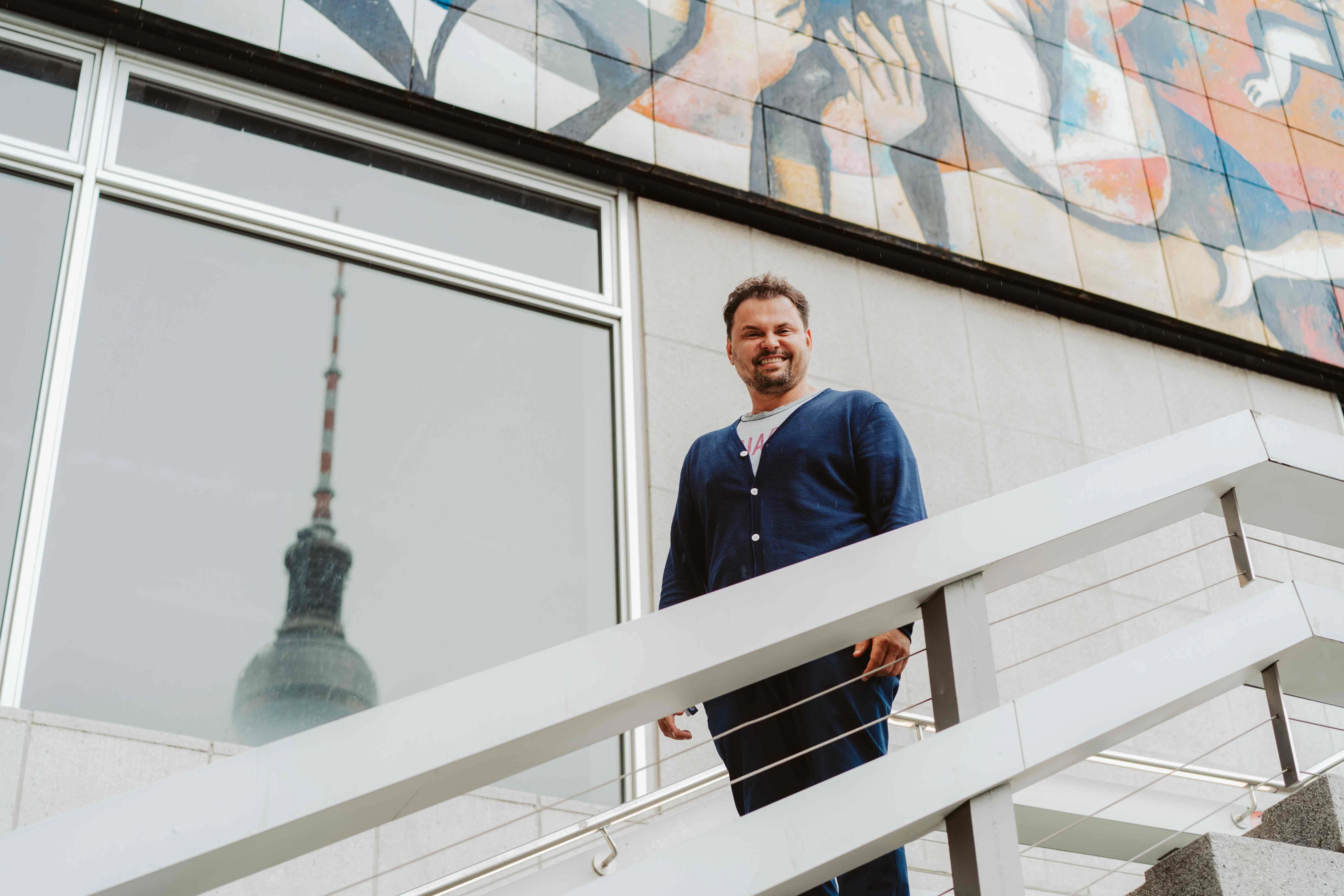 Der künftige Betreiber vom Pressecafé: Alexander Freund, Gastronom in Berlin