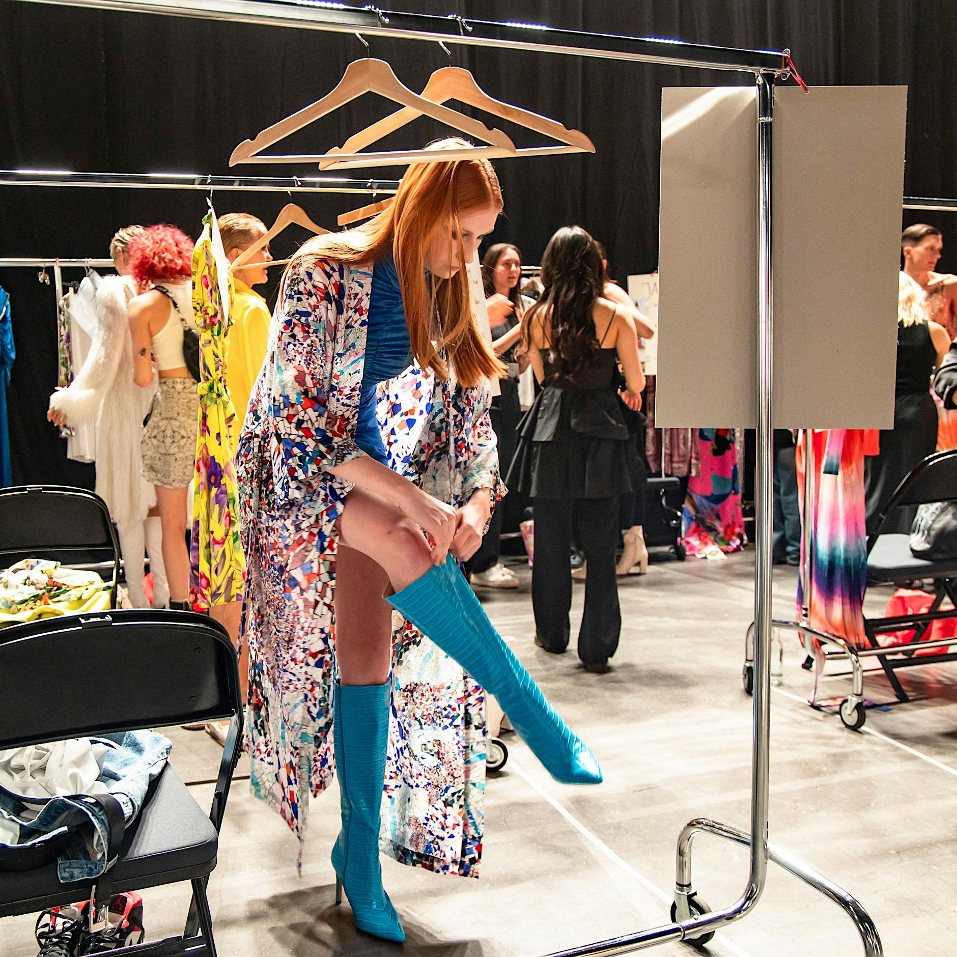 Backstage auf der Berlin Fashion Week: Gibt es hier noch Magermodels?
