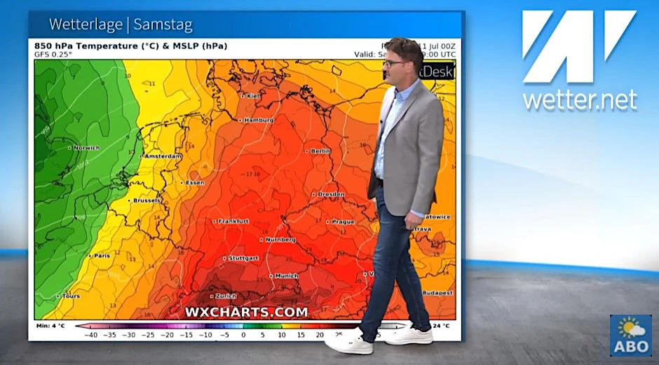 Große Hitze droht uns schon am Samstag wieder, weiß Wetter-Experte Dominik Jung.