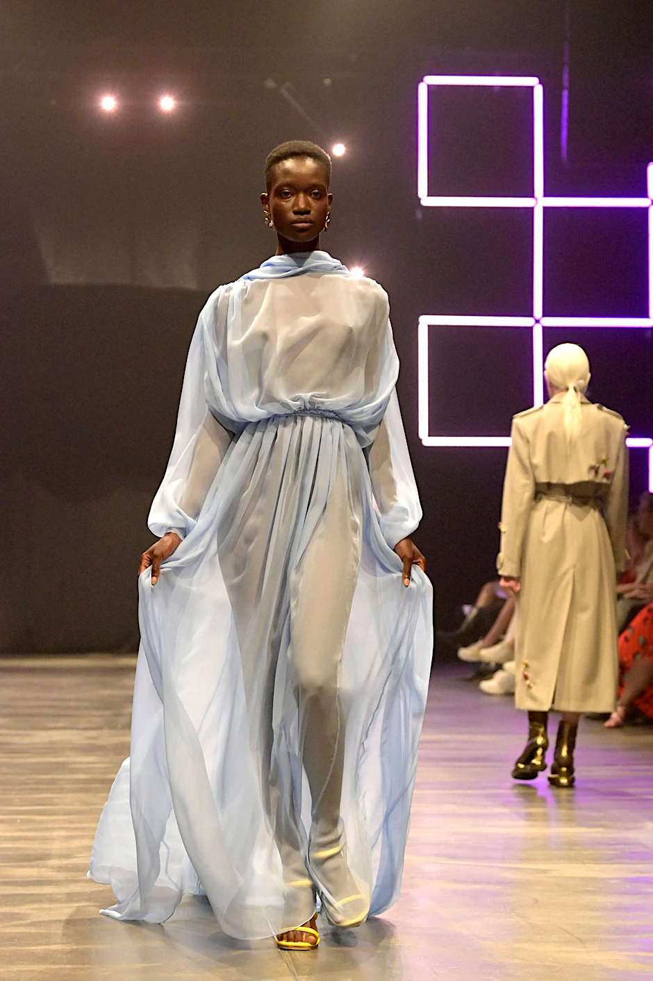 Designer Danny Reinke gestaltete seine neue Modekollektion freizügiger als sonst.