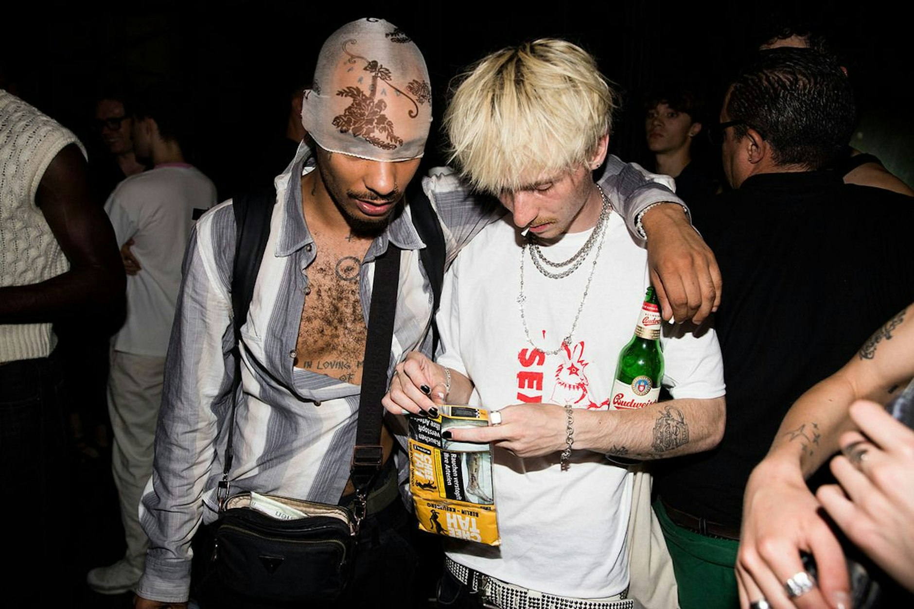 Selbstgedreht und selbst getrunken.