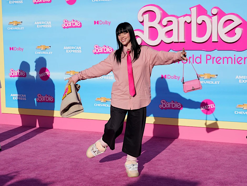 Geglückter Mode-Konter: Billie Eilish bei der Premiere von Barbie am 9. Juli im Shrine Auditorium in Los Angeles.