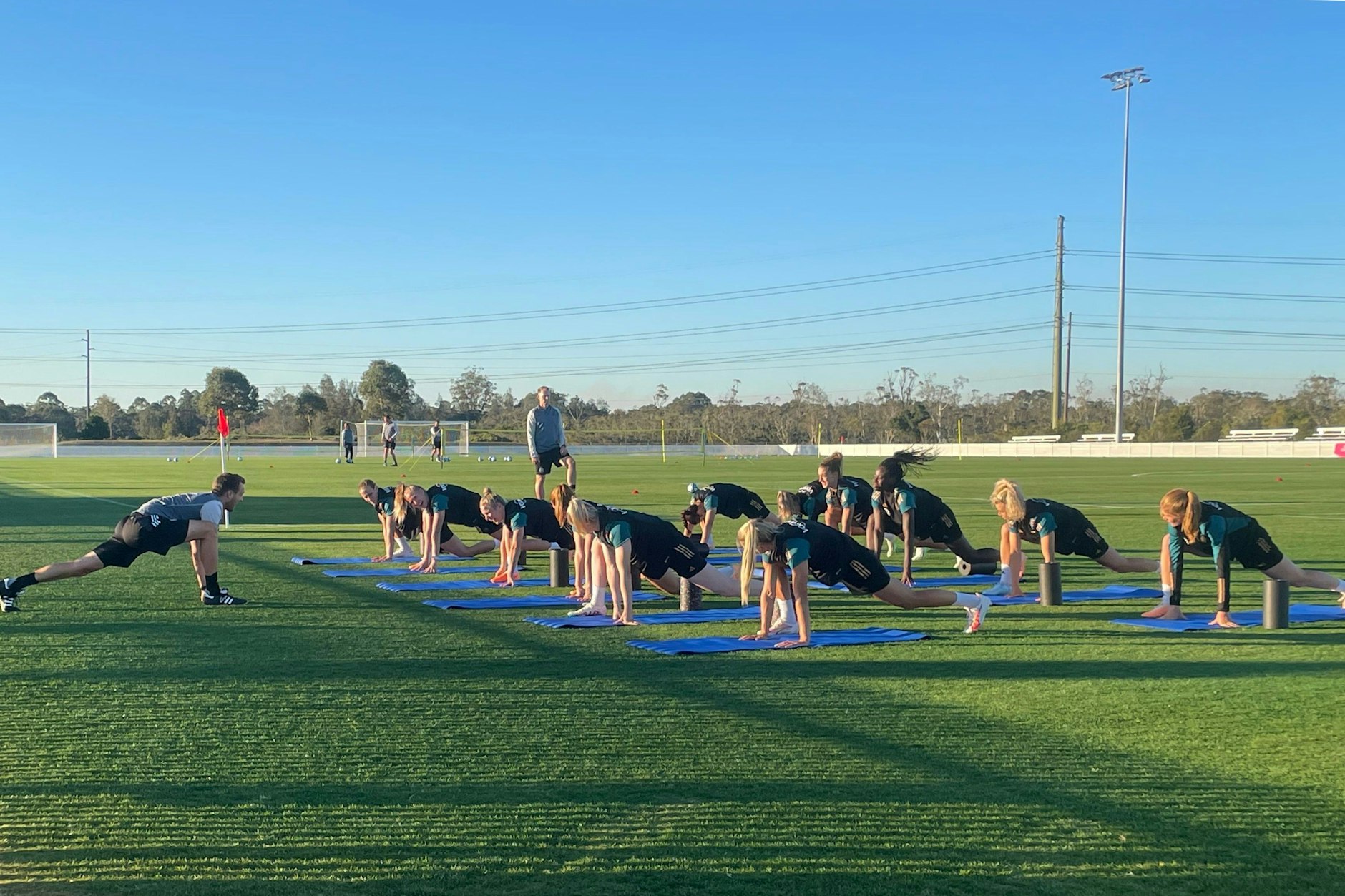 Deutschlands Fußballerinnen beginnen die WM-Vorbereitung in ihrem australischen Quartier in Wyong.