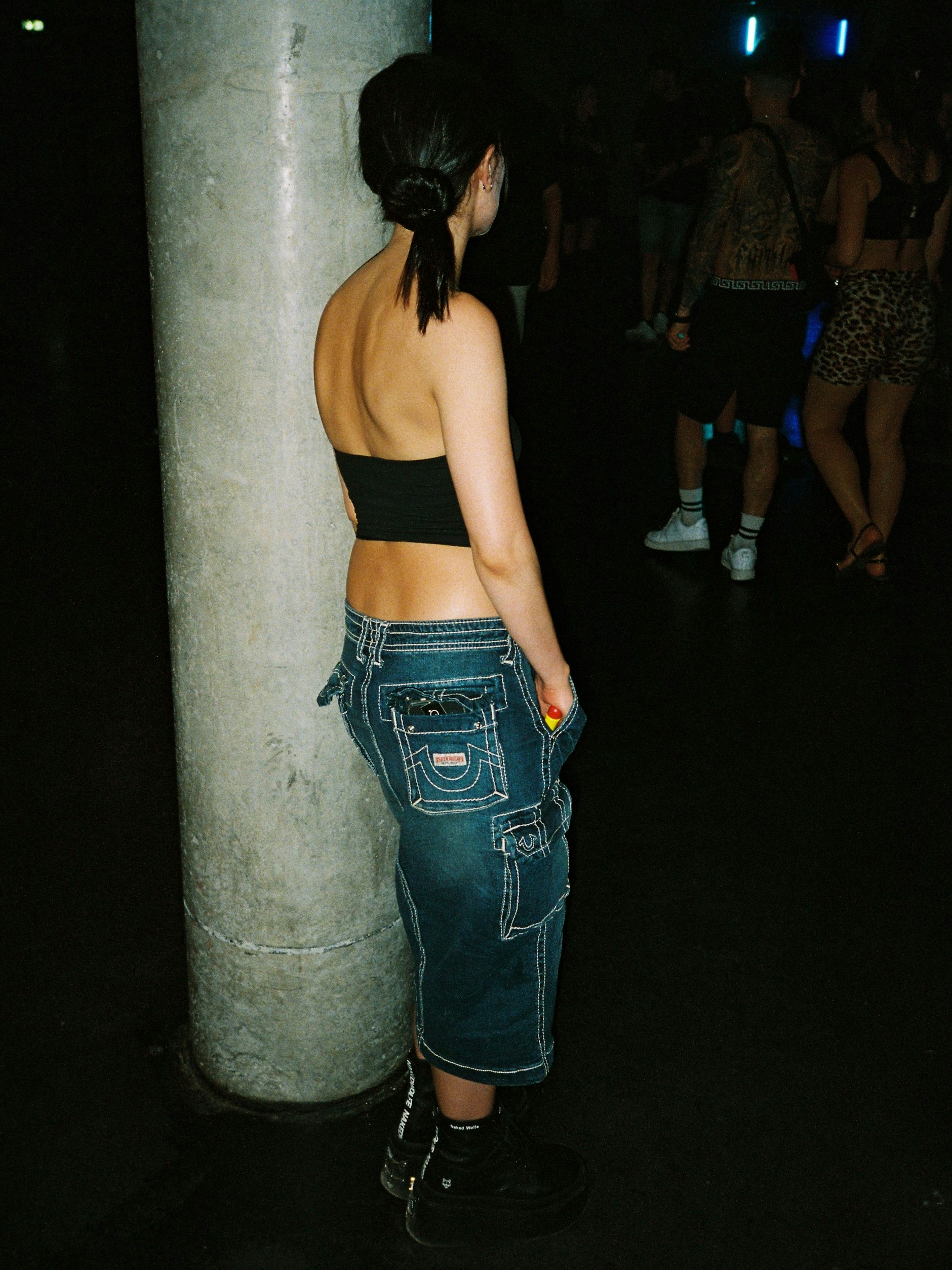 Knapp bekleidet: Gefroren hat in dieser Nacht niemand.