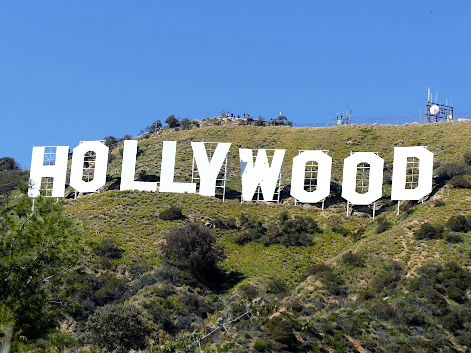 Der „Hollywood“-Schriftzug auf Mount Lee in Los Angeles. Er steht als Symbolbild für die Filmmetropole.