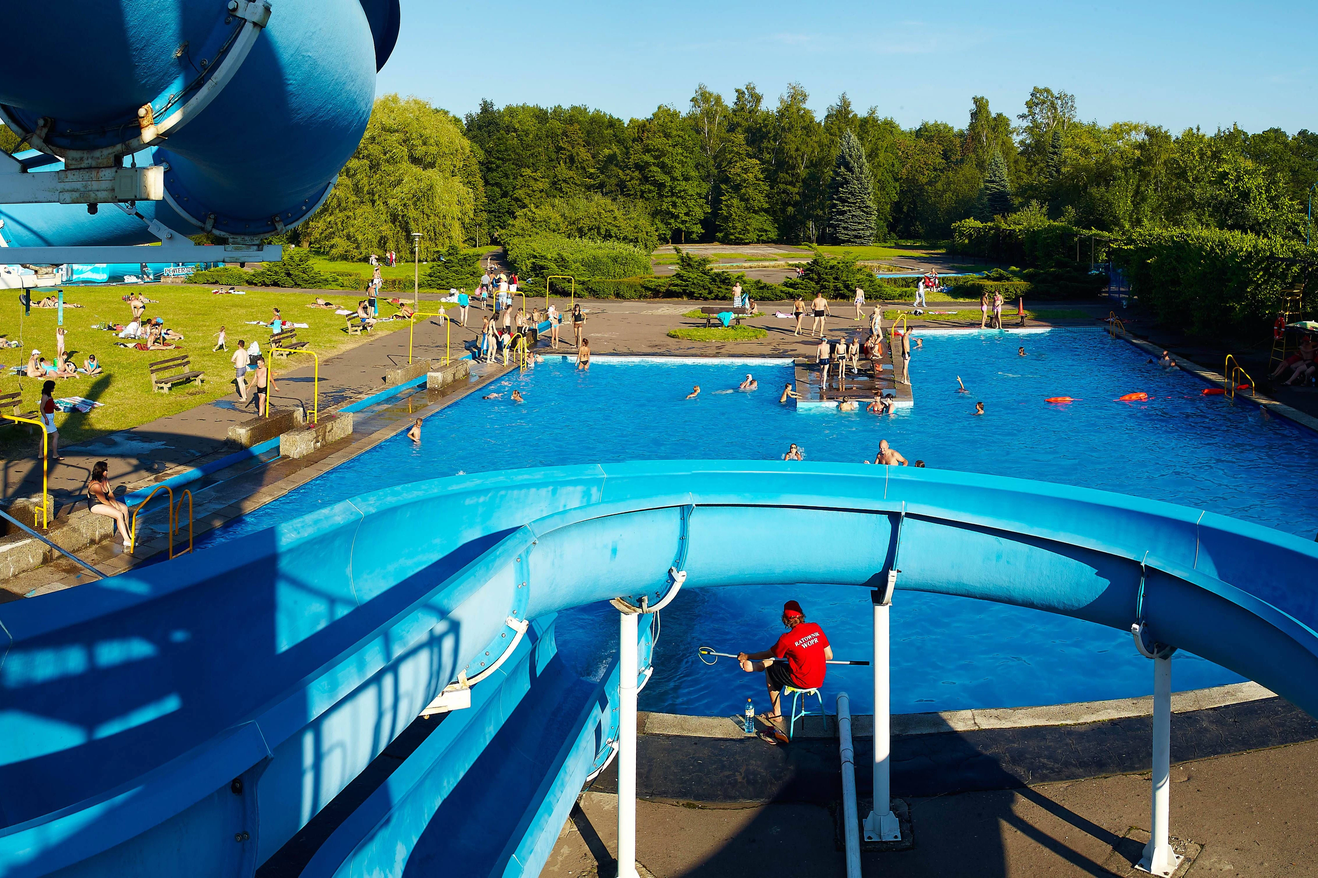 In polnischen Schwimmbädern ist es weitaus ruhiger als in den Berliner Bädern.