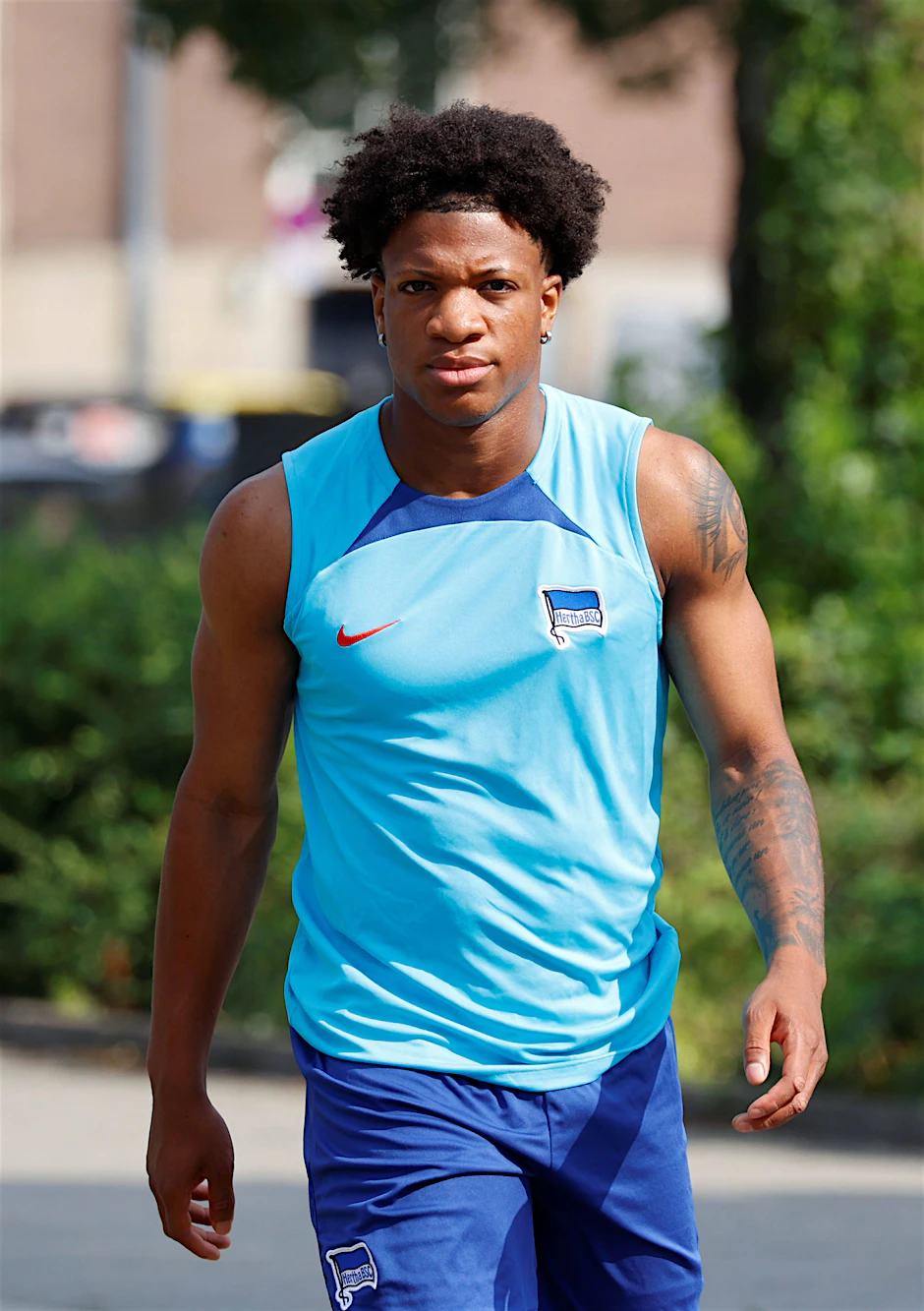 Trägt künftig das Trikot von Eintracht Frankfurt: Herthas bisheriger Angreifer Jessic Ngankam.