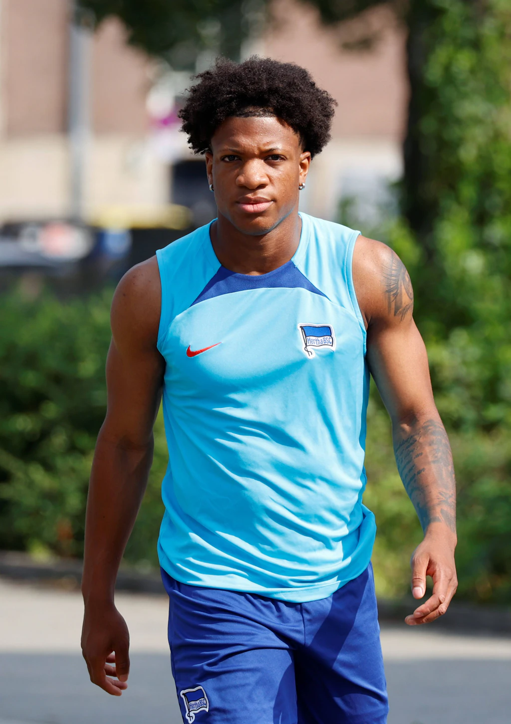 „Mach’s jut, Jessic!“: Hertha-Stürmer Ngankam beendet seinen Berliner Weg