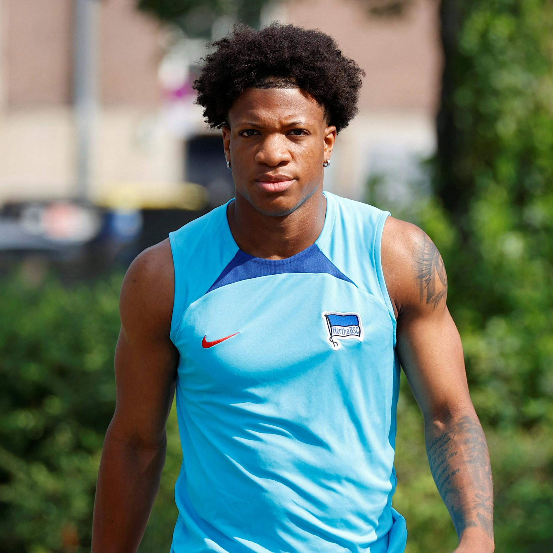 „Mach’s jut, Jessic!“: Hertha-Stürmer Ngankam beendet seinen Berliner Weg