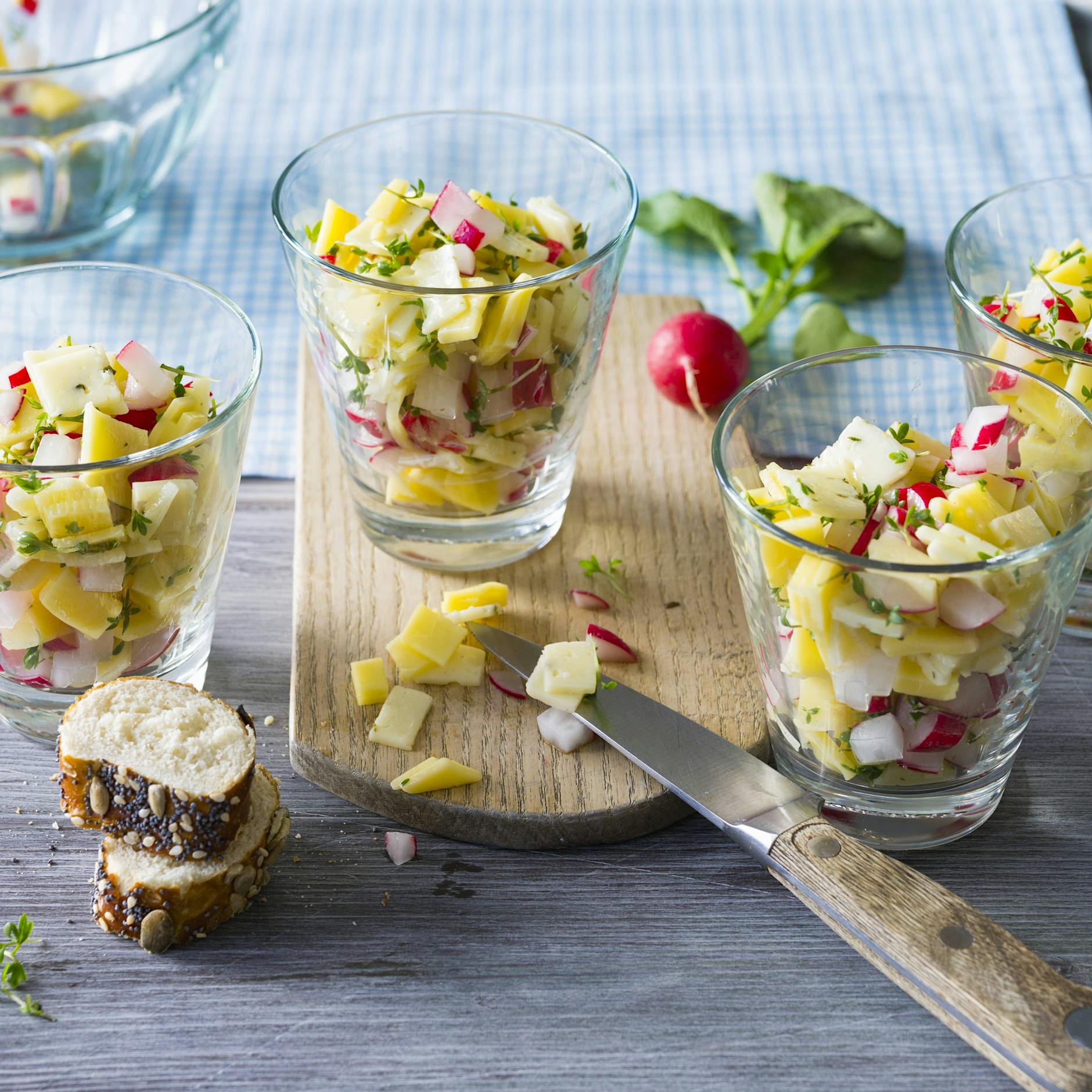 Schneller Käsesalat! Richtig lecker nach DDR-Original-Rezept