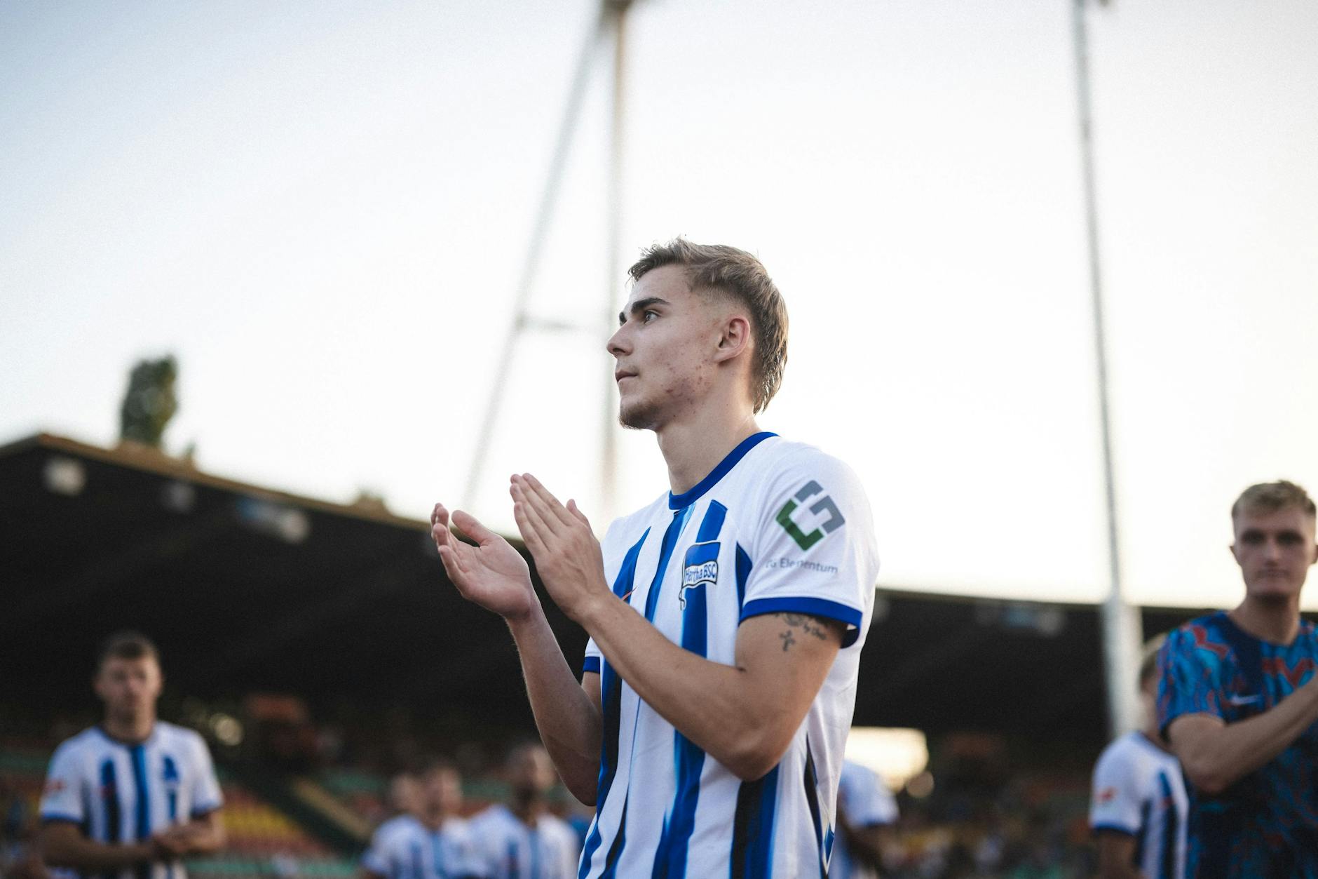 Flügelstürmer Marten Winkler ist ganz nah am Stammplatz bei Hertha BSC dran.