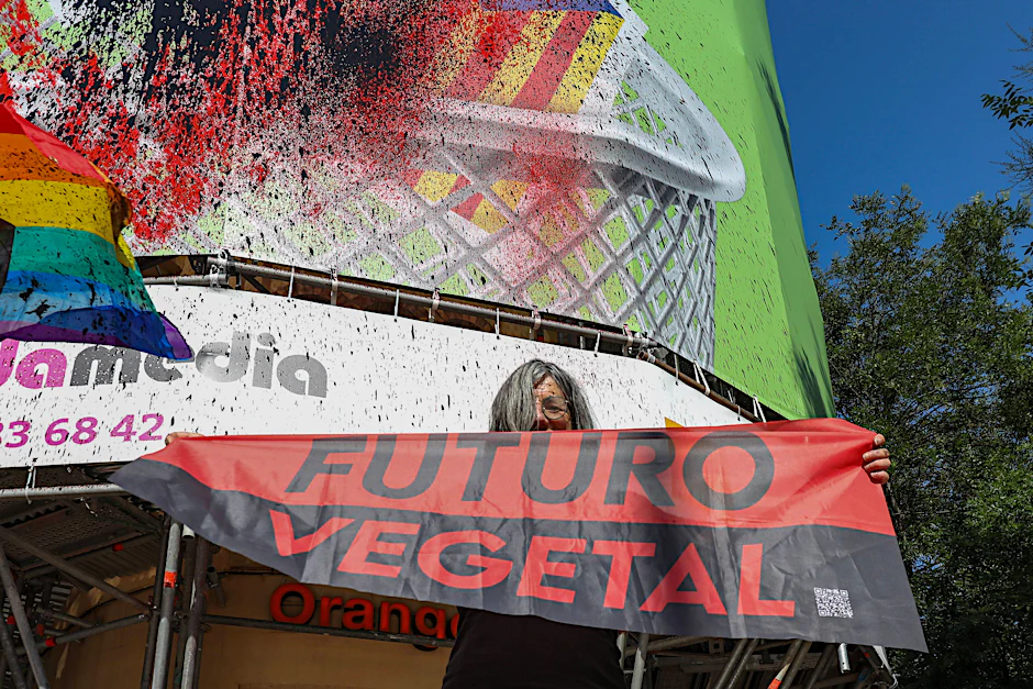 Die Aktivistengruppe Futuro Vegetal ist in ganz Spanien aktiv.