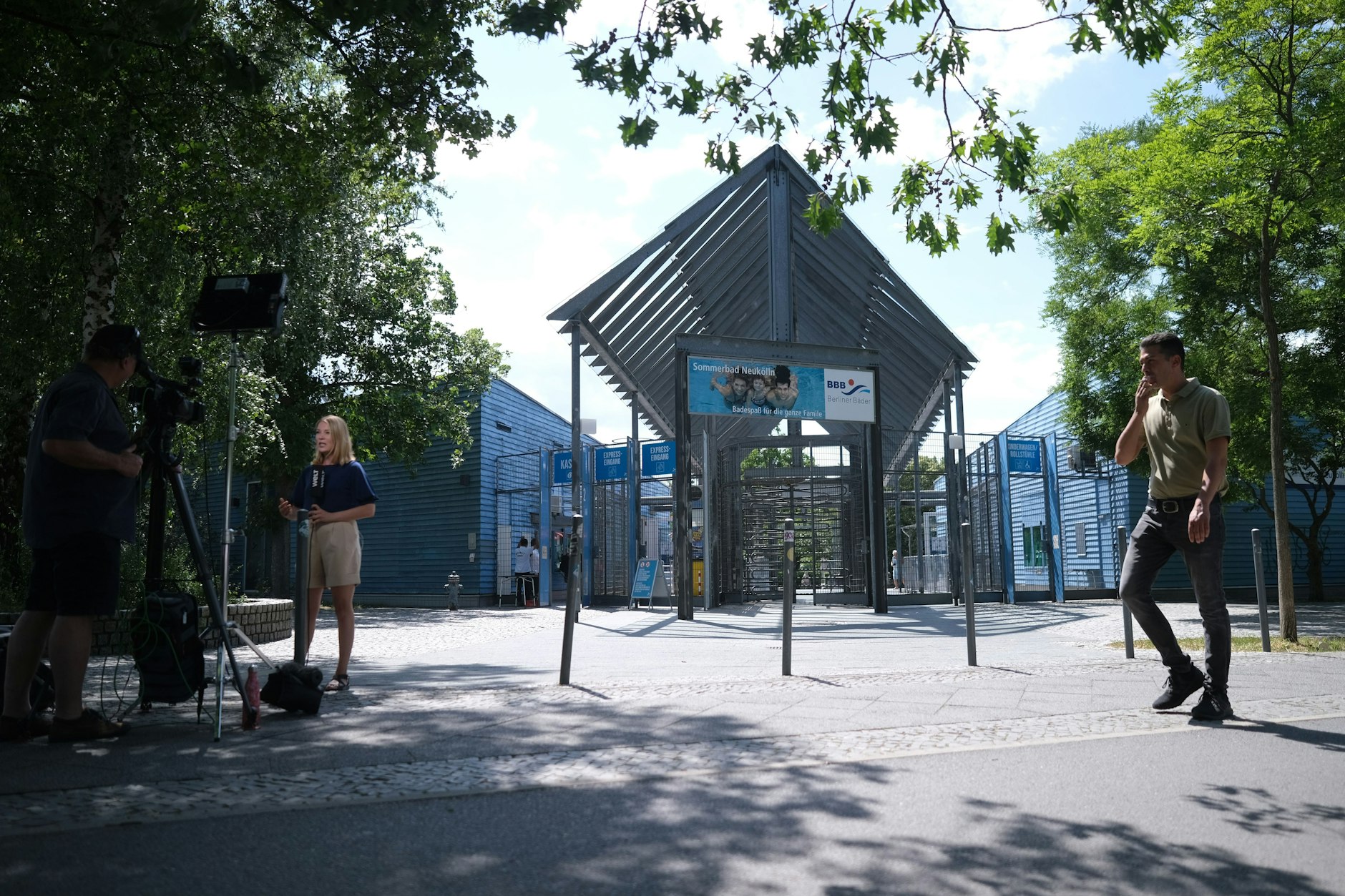 Das Columbiabad in Neukölln startet an diesem Samstag verspätet in die diesjährige Freibadsaison.