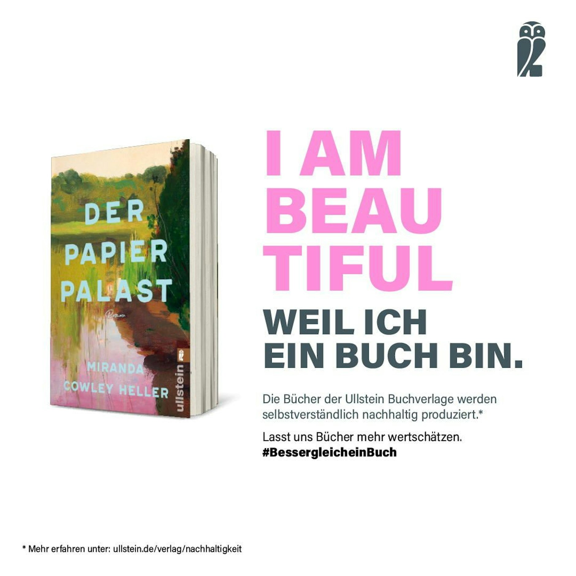 So macht sich Ullstein die Werbung des Fast-Food-Riesen zum Vorbild.