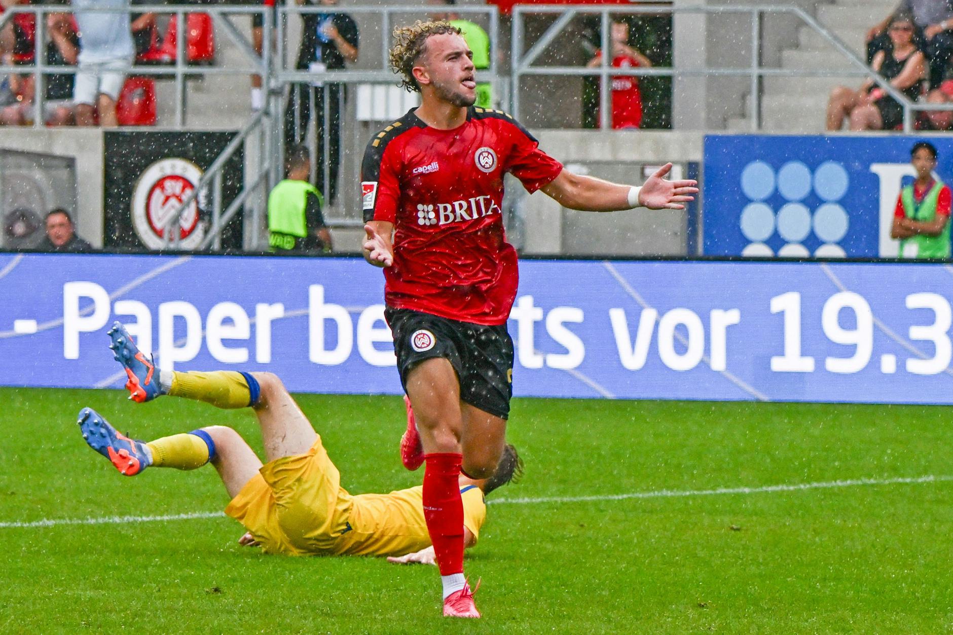Konnte auch beim Test gegen Toni Leistners Ex-Verein St. Truiden treffen: Der vom 1. FC Union umworbene Benedict Hollerbach.