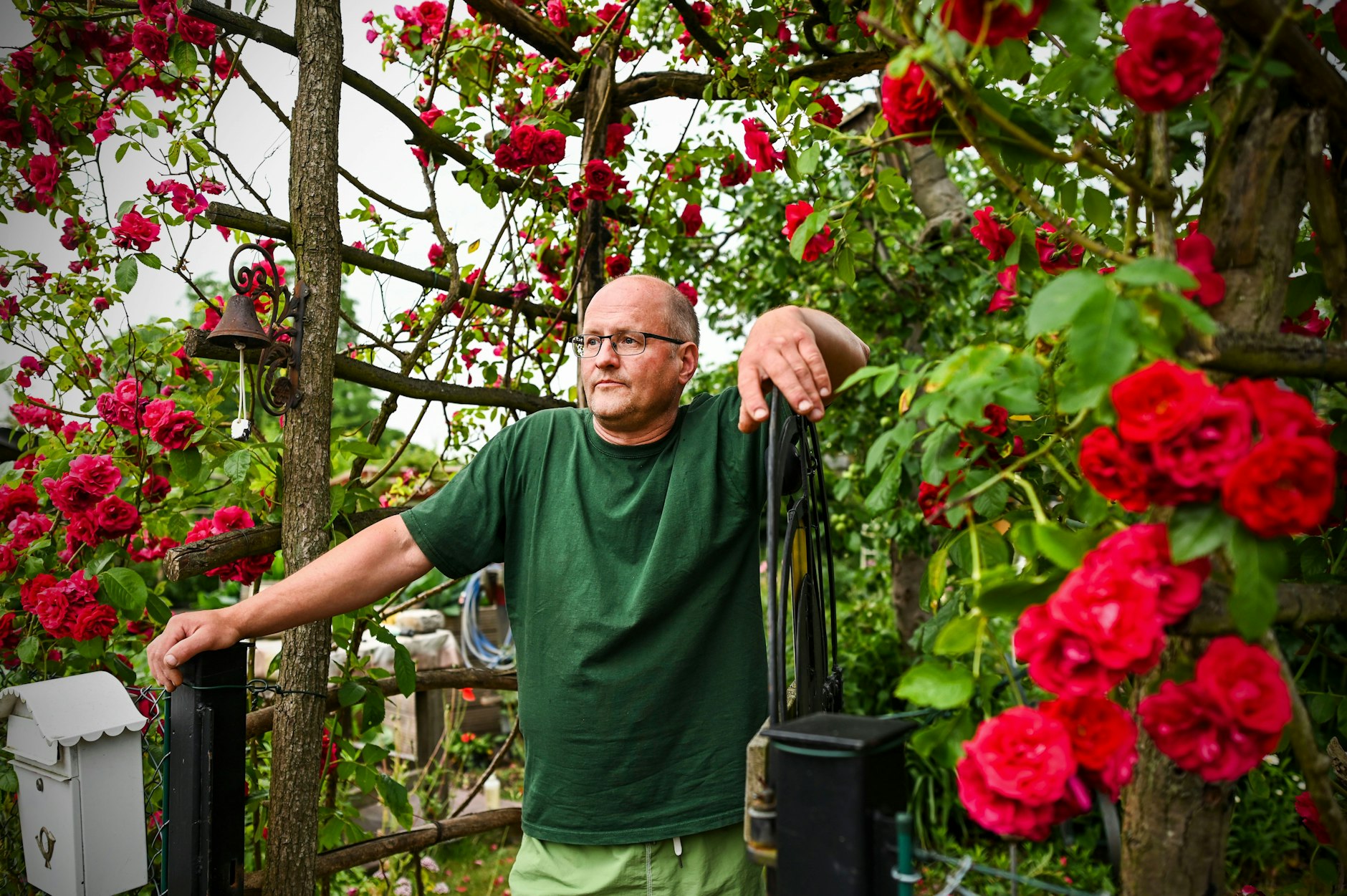 Glücklich sieht anders aus: Auch Wolfgang Baum möchte seinen Kleingarten weiter pachten.