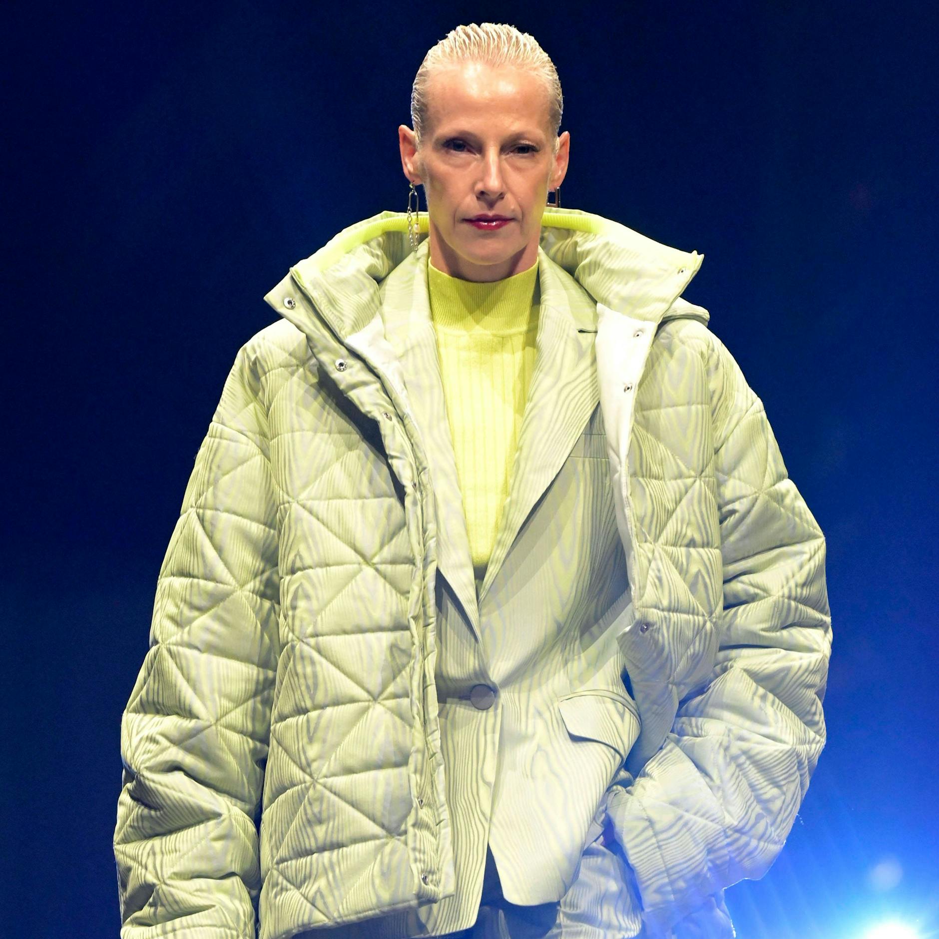 Best Ager wie Martina sind auf der Fashion Week sehr gefragt.