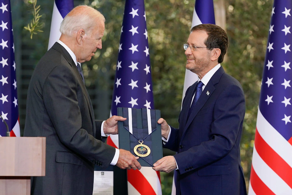 „Tag des Widerstands“ in Israel: Biden empfängt israelischen Präsidenten