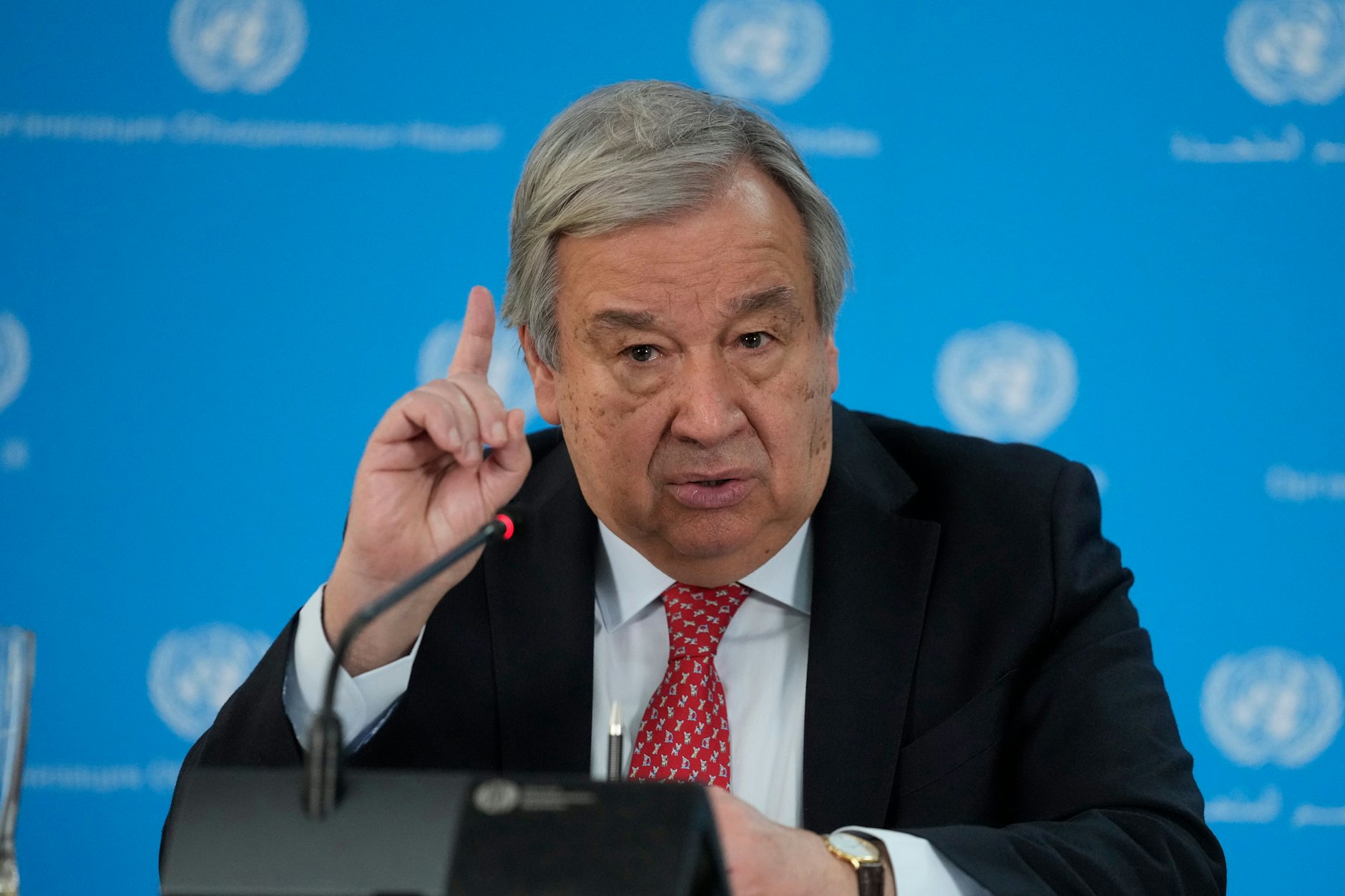 UN-Generalsekretär Antonio Guterres sprach sich für ein gemeinsames Regelwerk im Umgang mit Künstlicher Intelligenz aus.