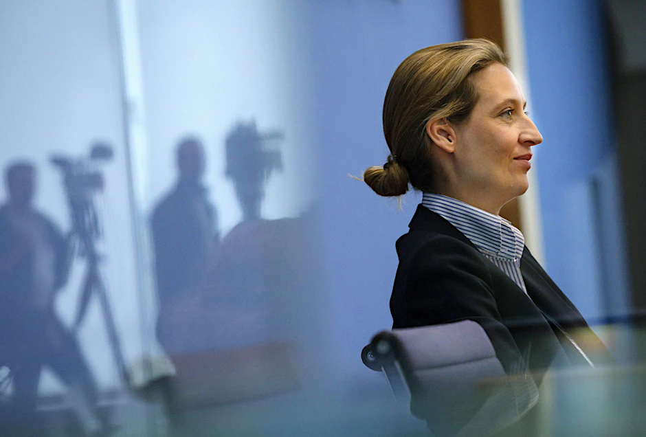 Alice Weidel, Vorsitzende der AfD-Bundestagsfraktion. Die AfD will die EU umstrukturieren und präsentiert einen 92-seitigen Entwurf.