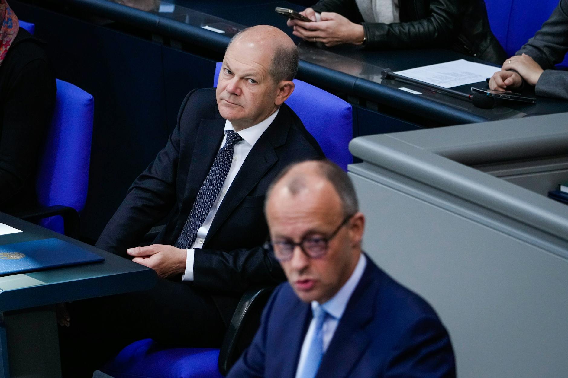 Merz oder Scholz? Die Mehrheit der Deutschen ist mit beiden unzufrieden.