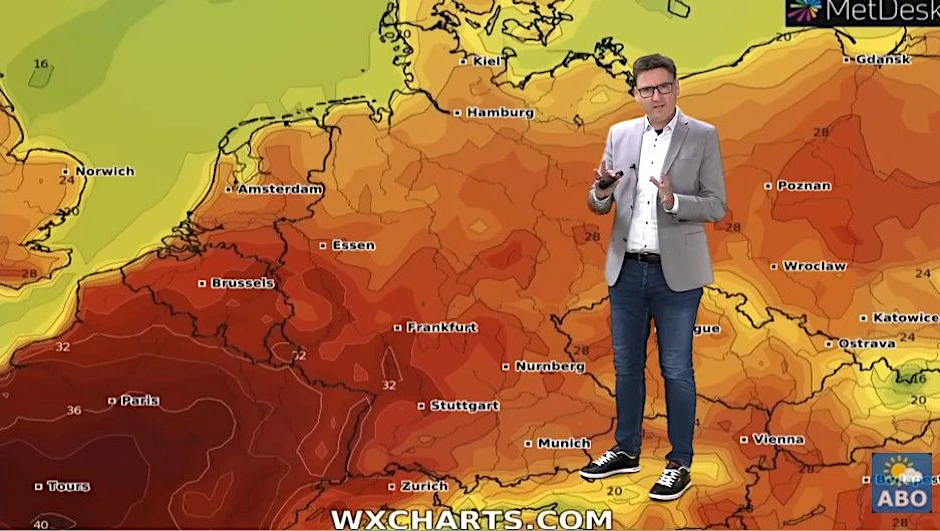 Unser Wetter wird beeinflusst von der Hitze-Kuppel über dem Mittelmeer, erklärt Wetter-Experte Dominik Jung.