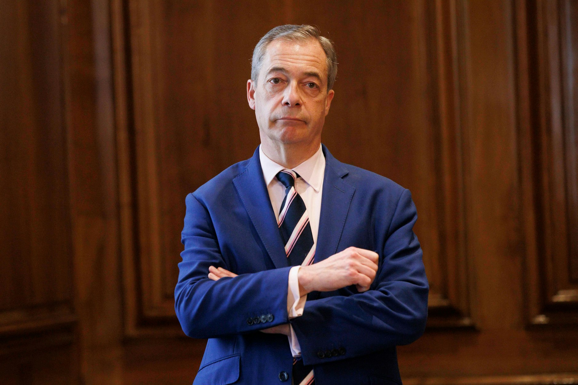 Nigel Farage unterstützt die Reform Party, er schließt eine Rückkehr in die Politik nicht aus.