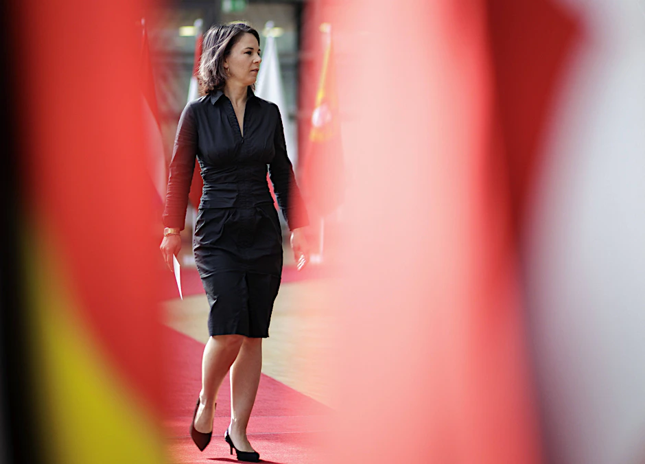 Unter Beobachtung der eigenen Leute: Bundesaußenministerin Annalena Baerbock.