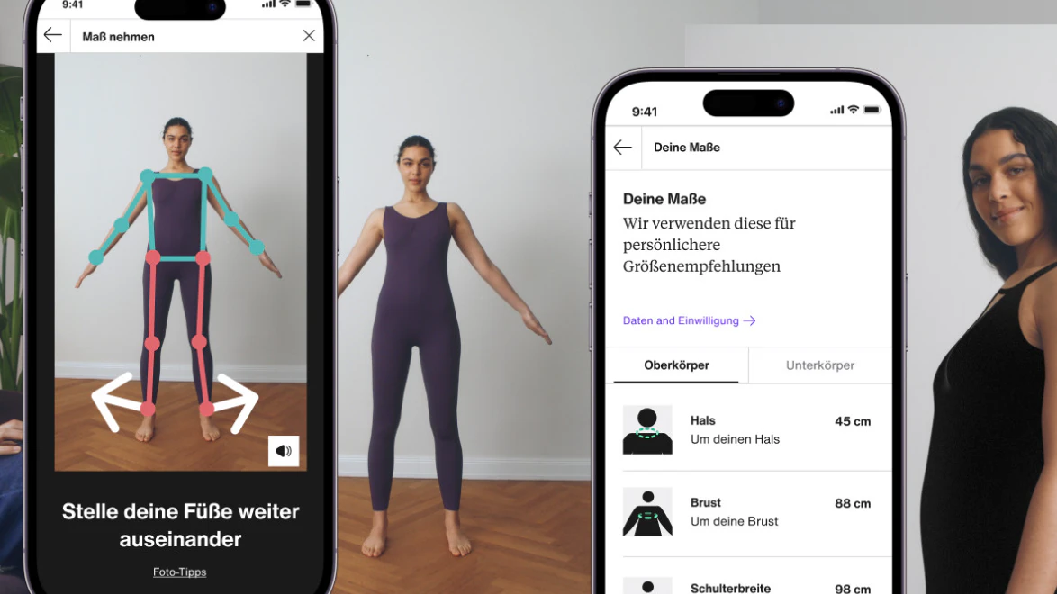 Ab sofort bekommt bei Zalando Größenempfehlungen auf Grundlage der Körpermaße und Fotos.