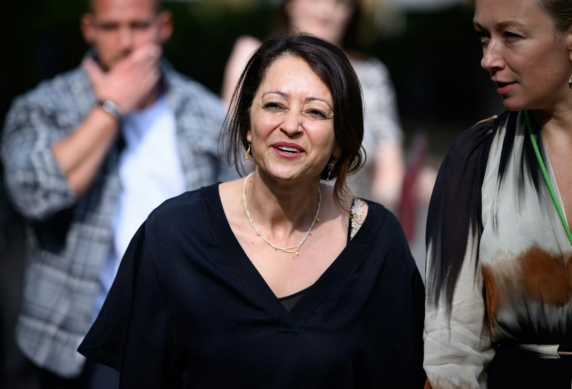 ARCHIV - Felor Badenberg (parteilos), Berliner Senatorin für Justiz und Verbraucherschutz, kommt zu einem Besuch.  