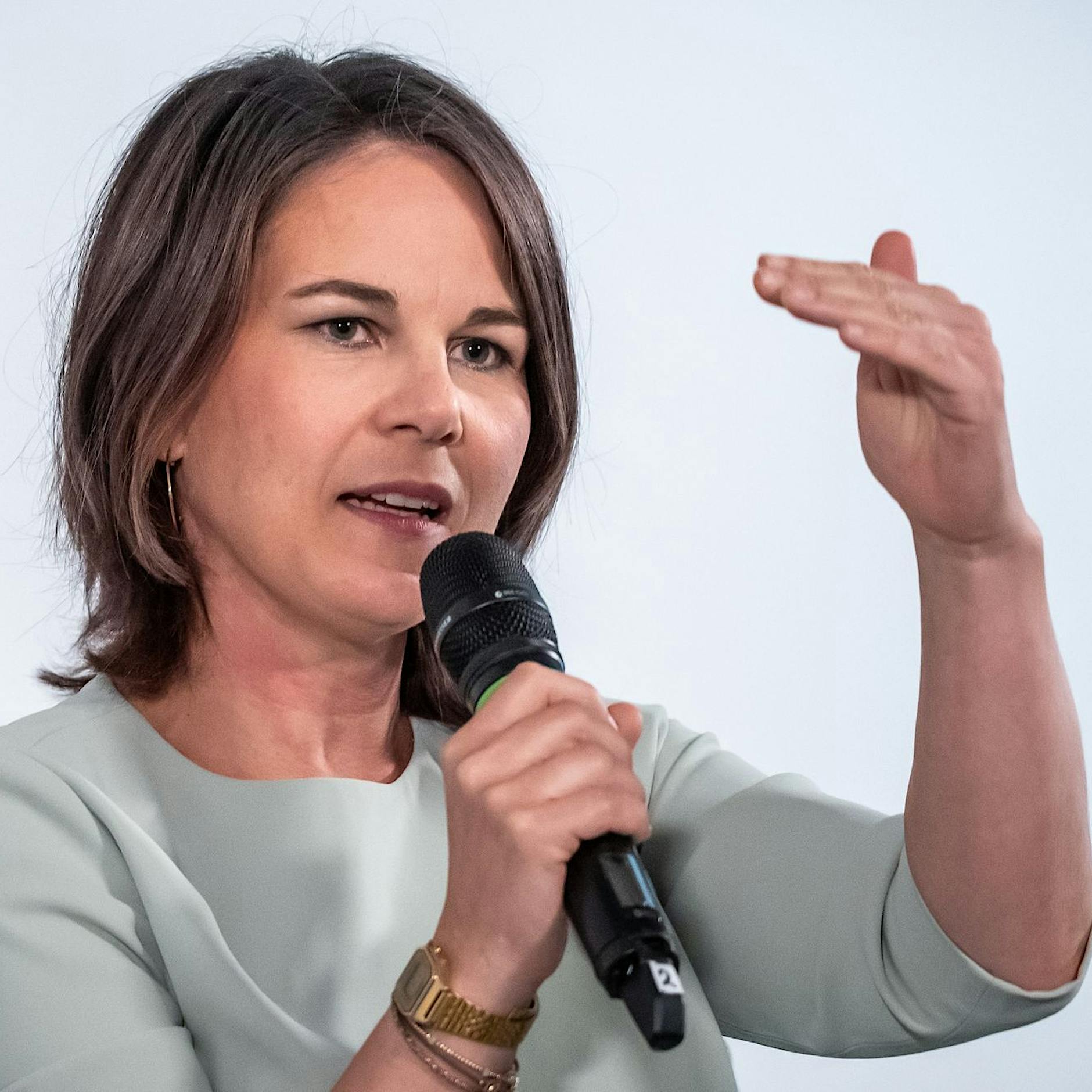 Baerbock bei Deutscher Bank und BASF - China-Strategie Thema