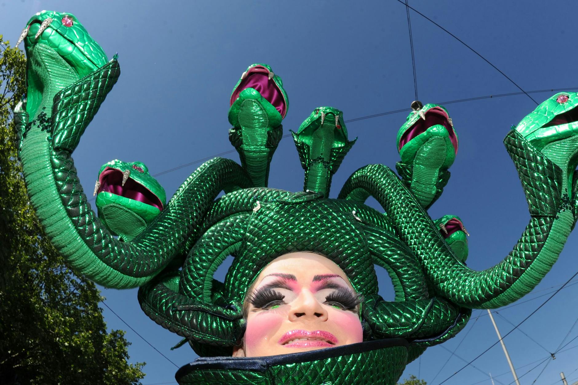 Mit Mann und Medusa: Christopher Street Day, Hannover, 2012.