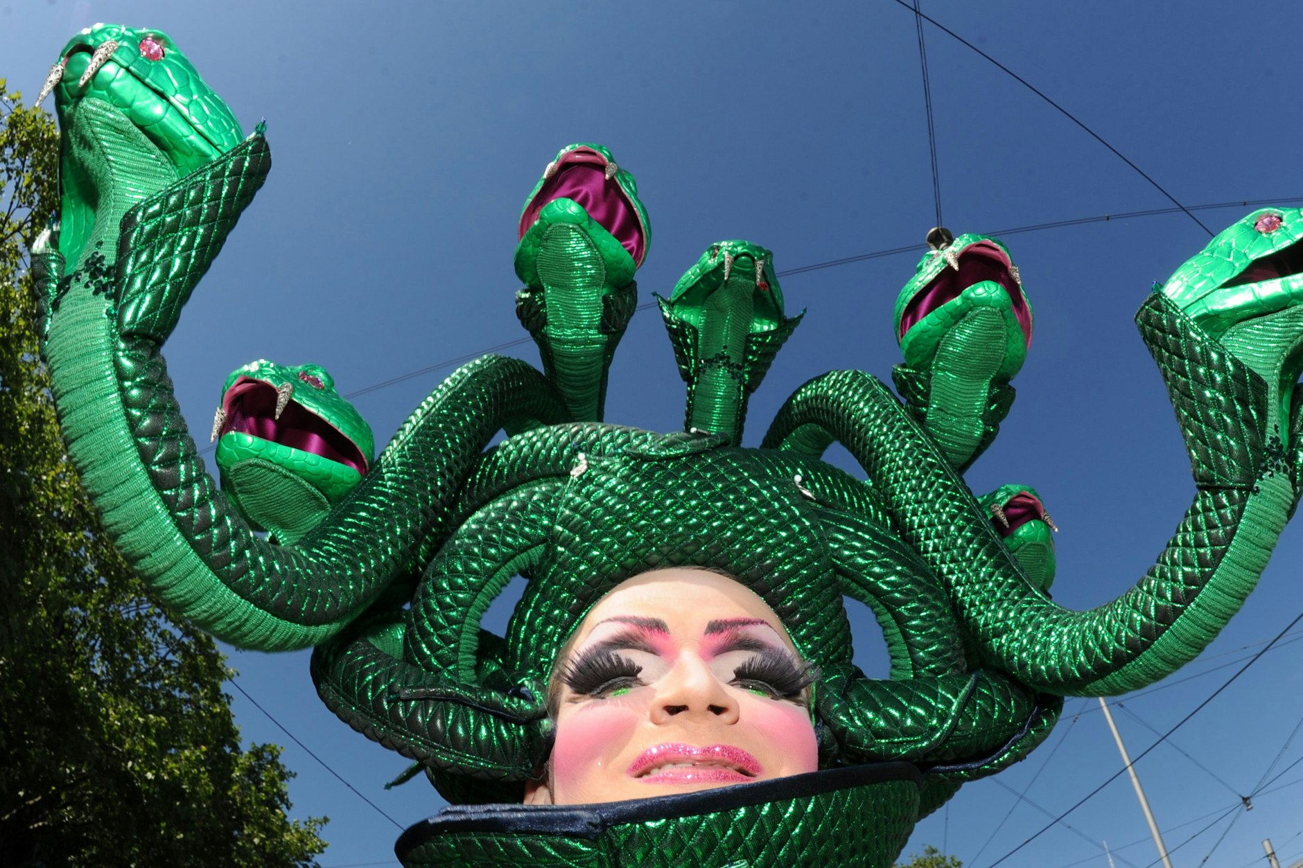 Mit Mann und Medusa: Christopher Street Day, Hannover, 2012.