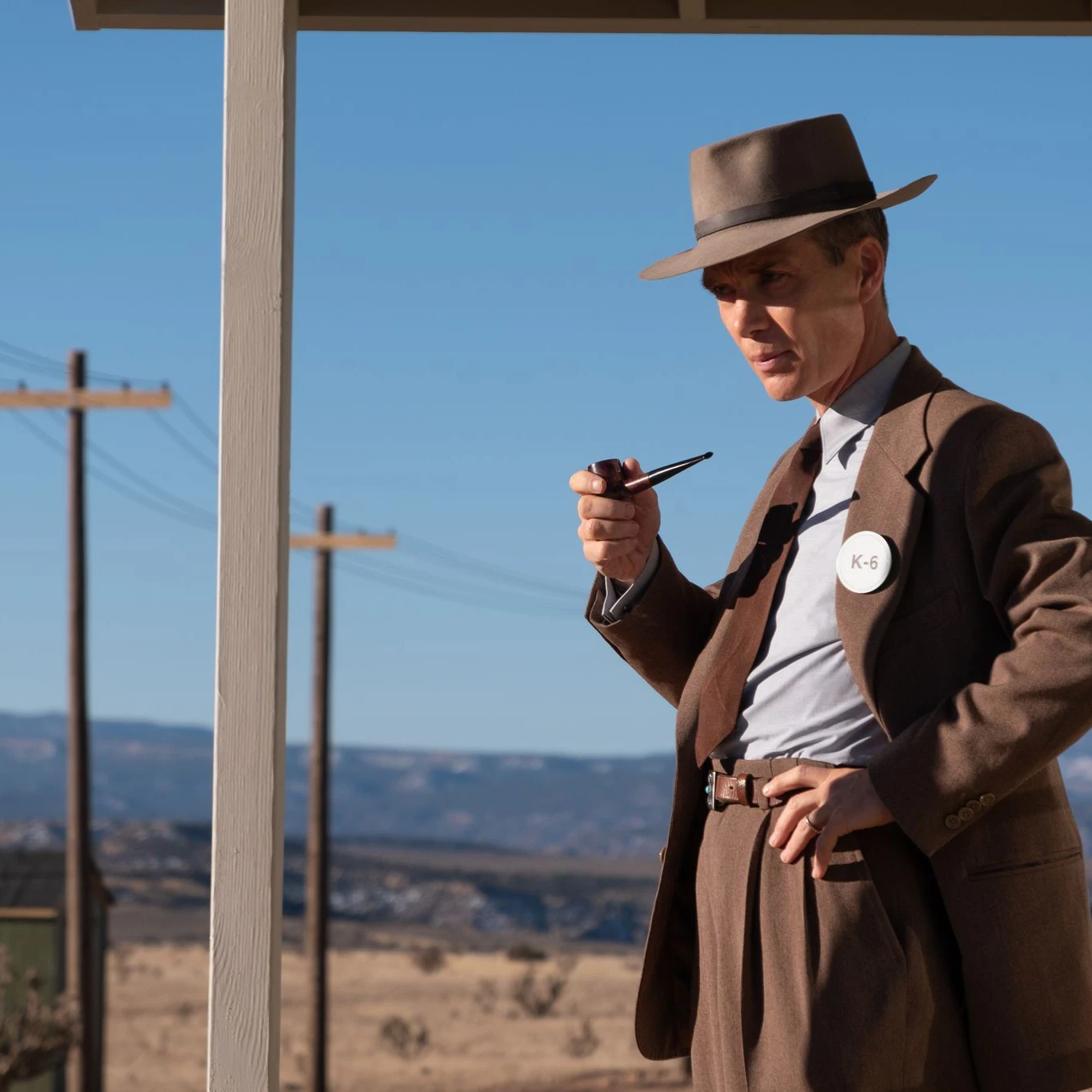 Cillian Murphy als J. Robert Oppenheimer in einer Szene des Films „Oppenheimer“.