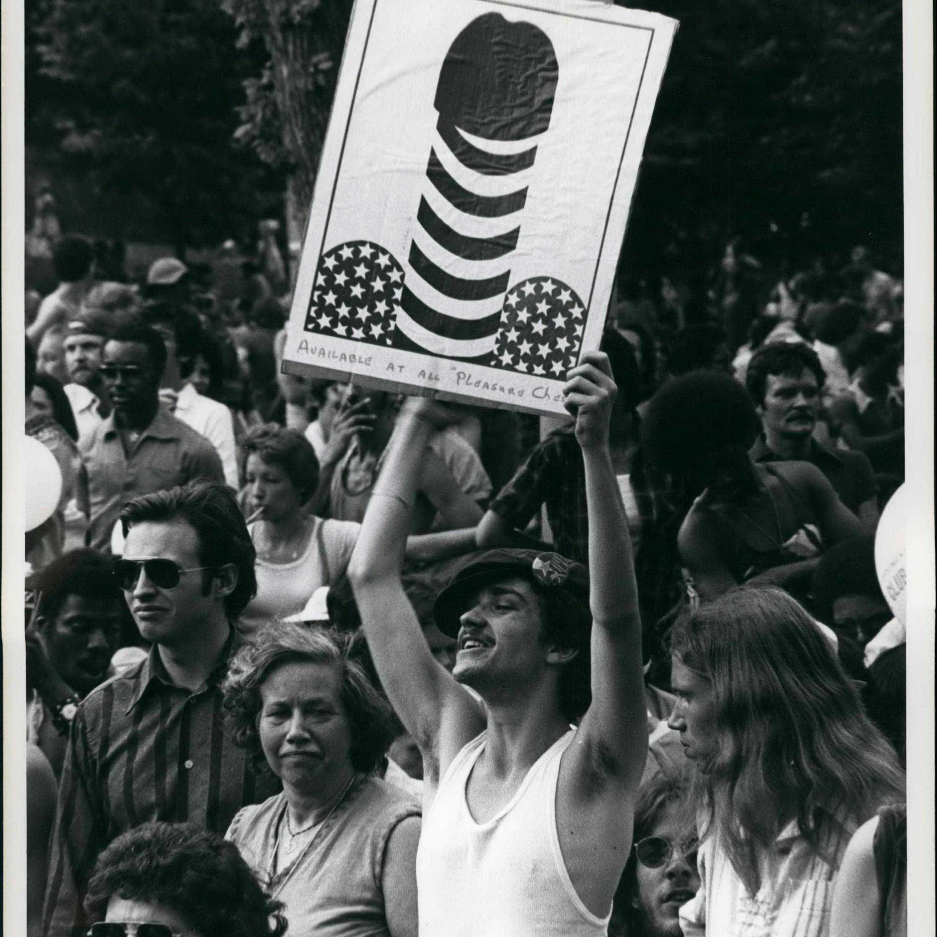 Penis-Parade 1976: Gay Pride Day in New York. Provokation schien wichtig.
