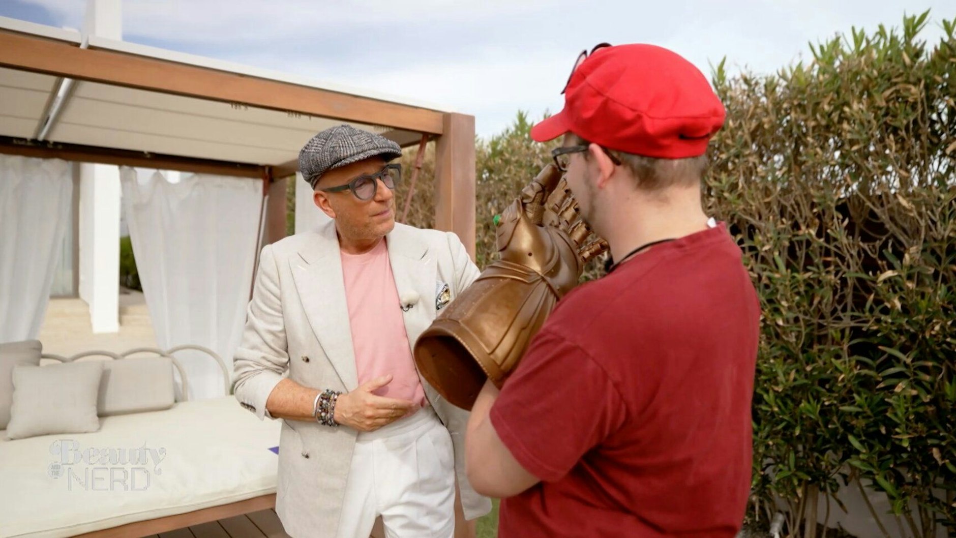 Nerd Dominik und Thomas Rath bei der Besprechung für das Umstyling bei Beauty and the Nerd.