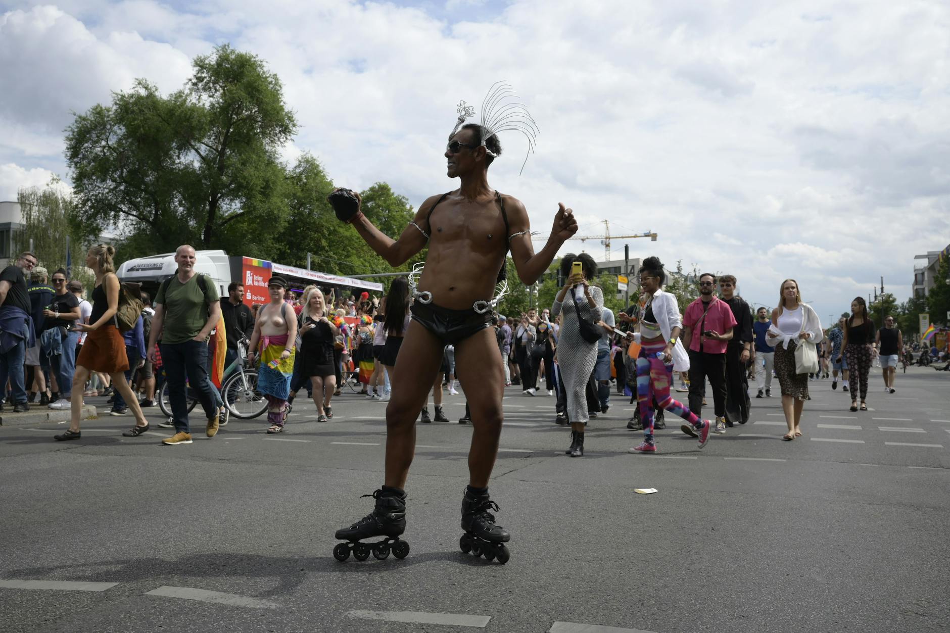 Auf dem CSD können sich alle frei entfalten.