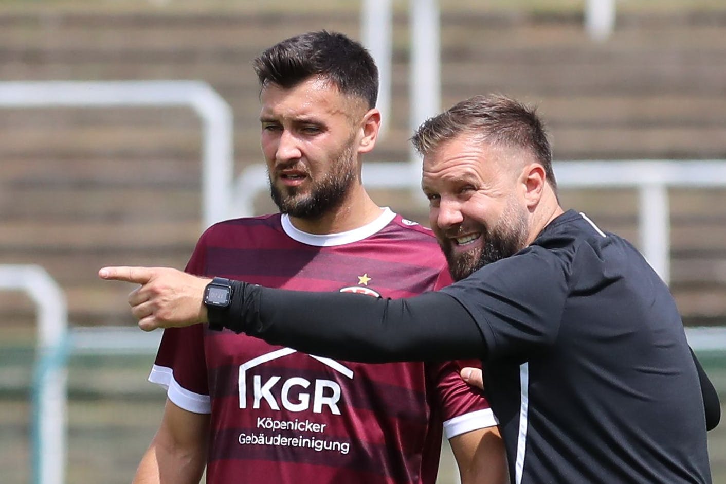 Wenigstens bei Rufat Dadashov muss sich BFC-Trainer Heiner Backhaus keine Gedanken machen: Wenn der Stürmer gesund ist, ist er gesetzt.