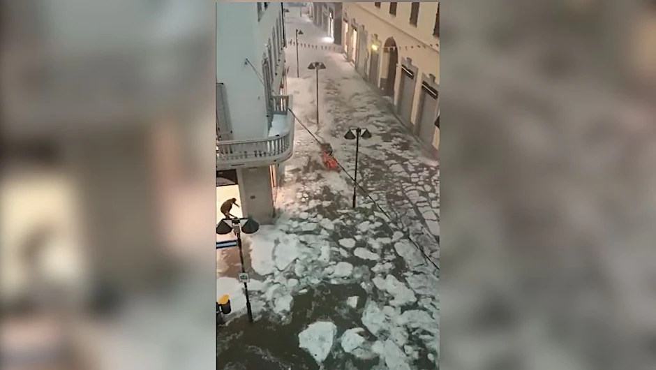 Beim Wetter gehts in Italien gerade drunter und drüber. Die Extreme wechseln einander ab.