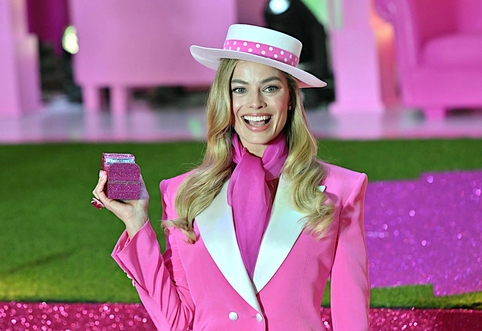 Margot Robbie, Hollywoodstar aus Australien, bei einem Promotion-Termin für den „Barbie“-Film
