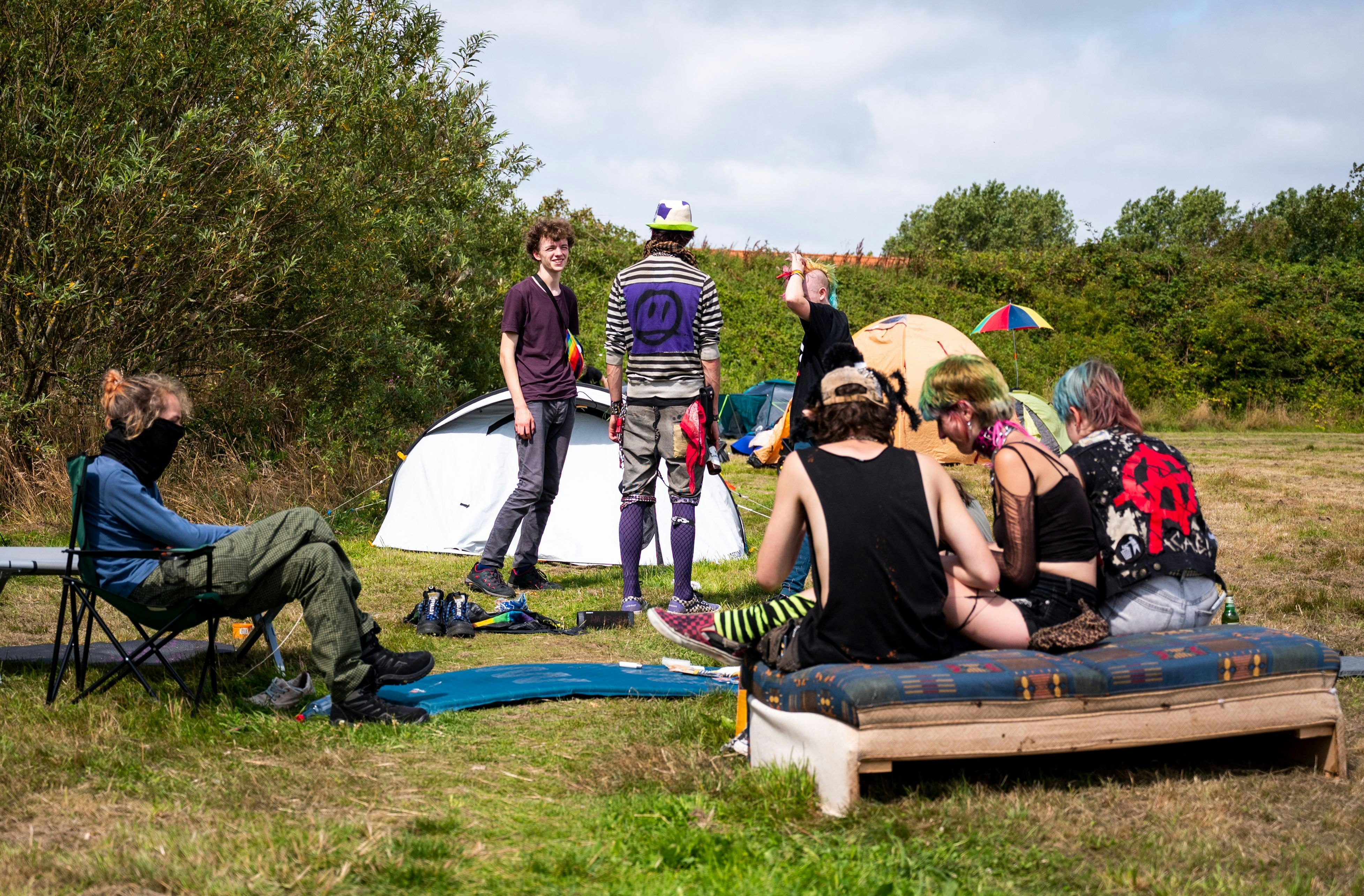 Sylt: Punks bauen neues Protestcamp
