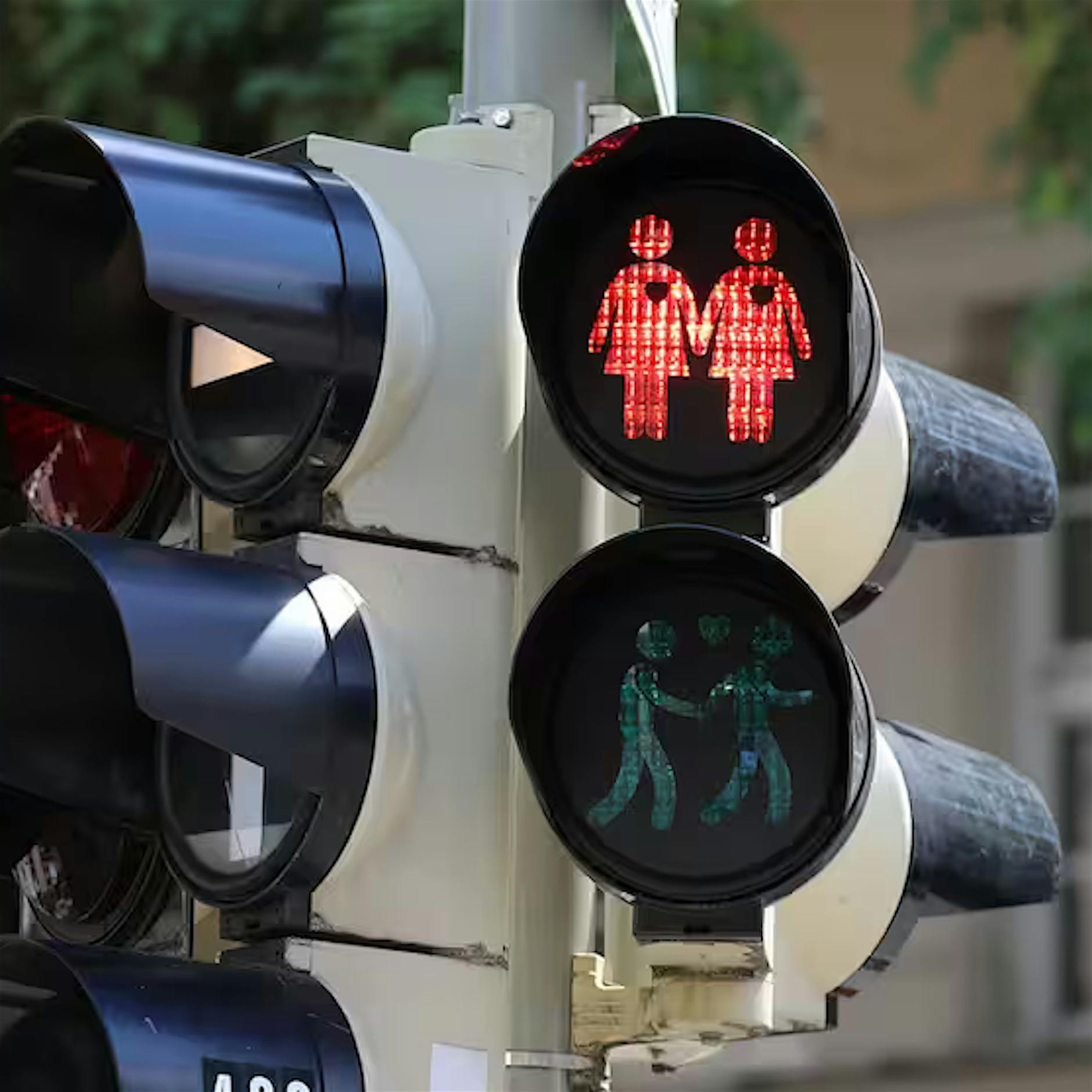 Friedrichshain-Kreuzberg will erstes queeres Ampelpärchen